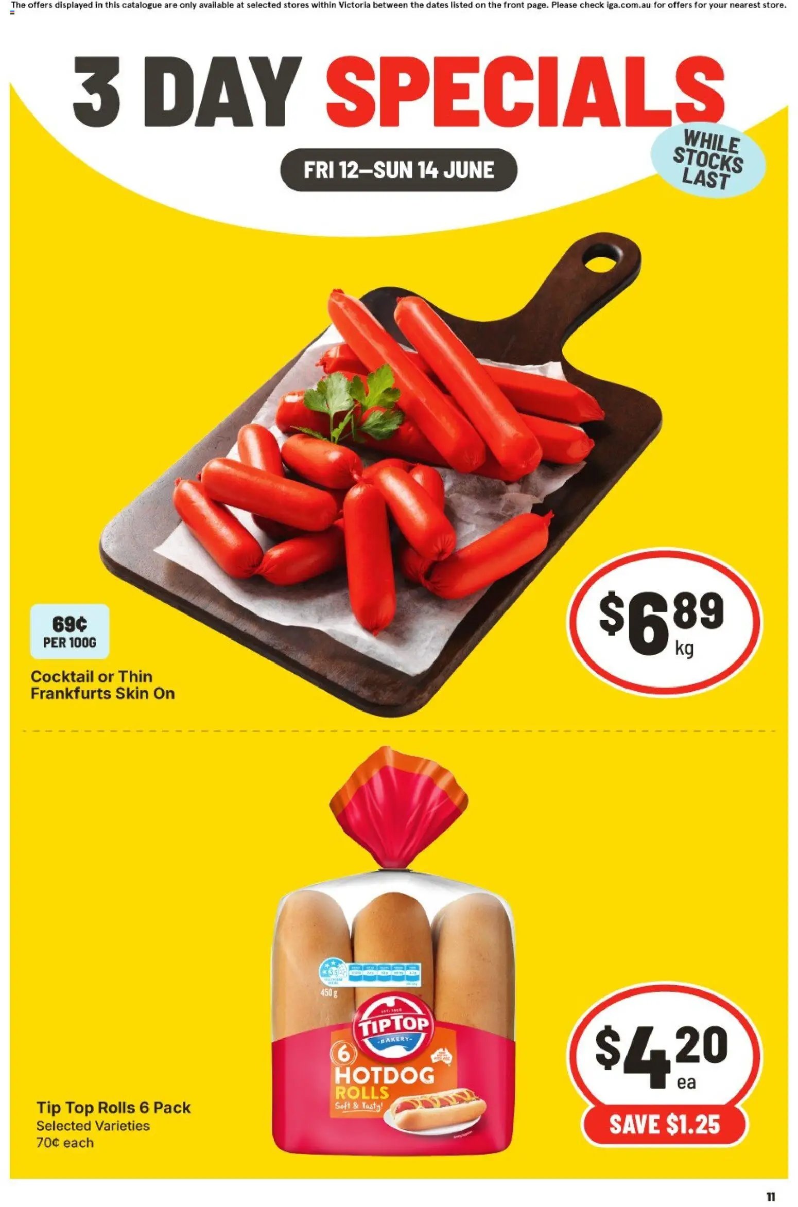 IGA catalogue from 12/06/2026 IGA 3 Day Specials VIC