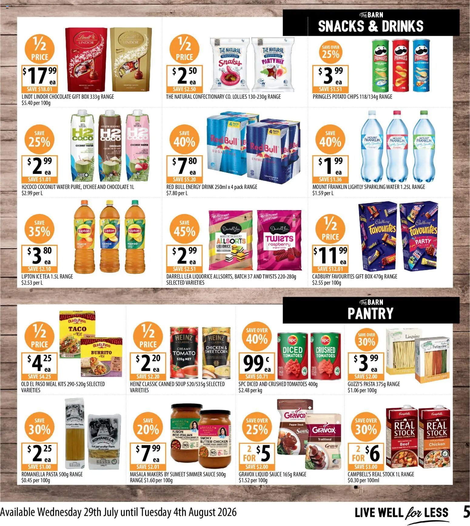 Supabarn catalogue from 29/07/2026 Supabarn catalogue