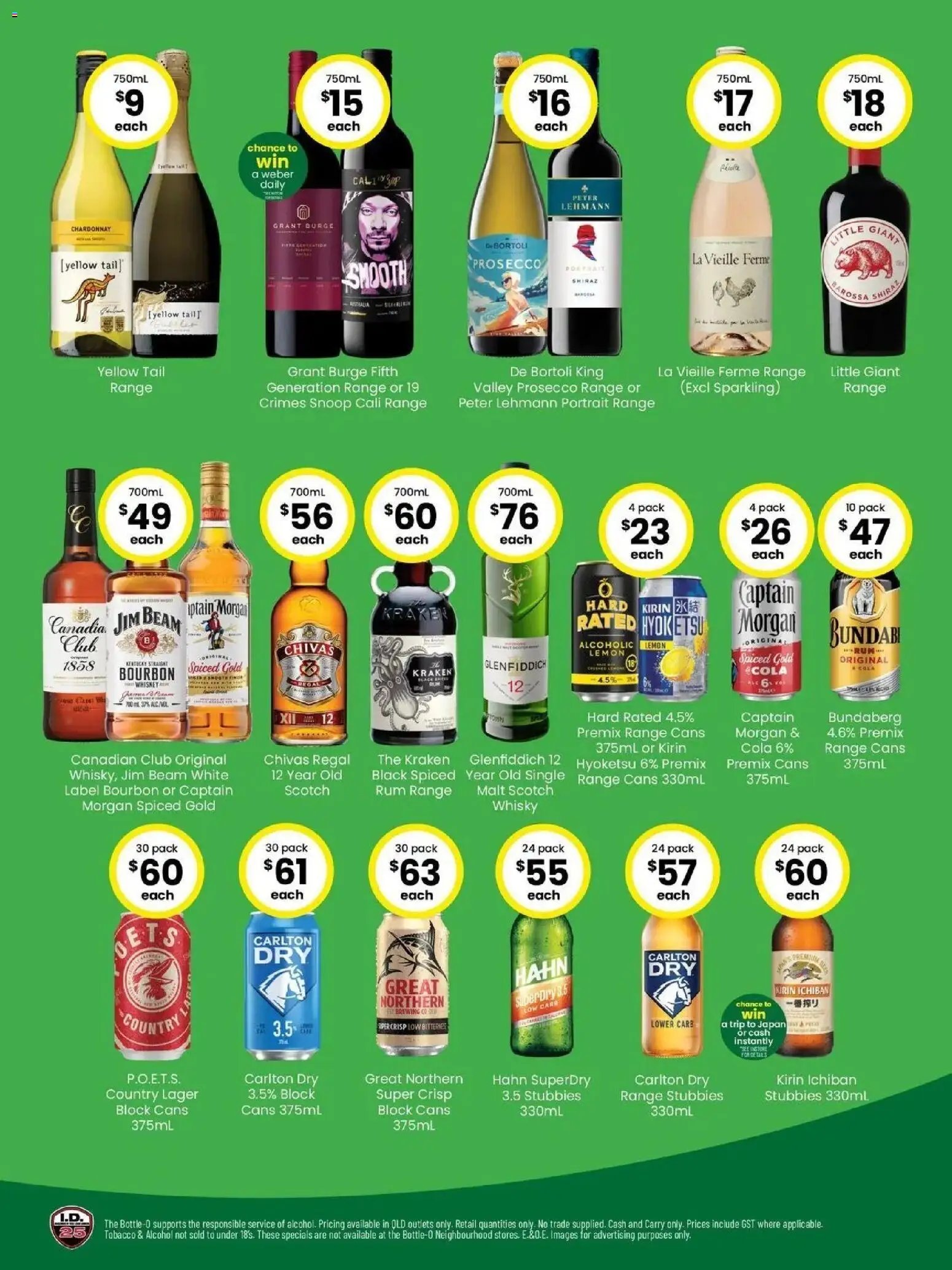The Bottle-O catalogue from 07/06/2026 Good Value Booze, For Good Value People 08/06