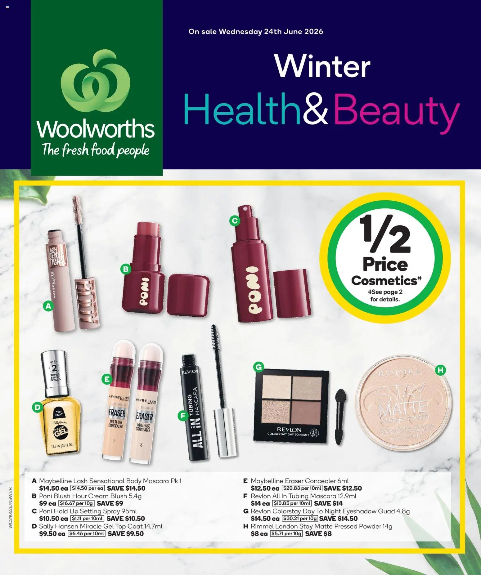 Woolworths catalogue from 24/06/2026 Woolworths Winter Health & Beauty