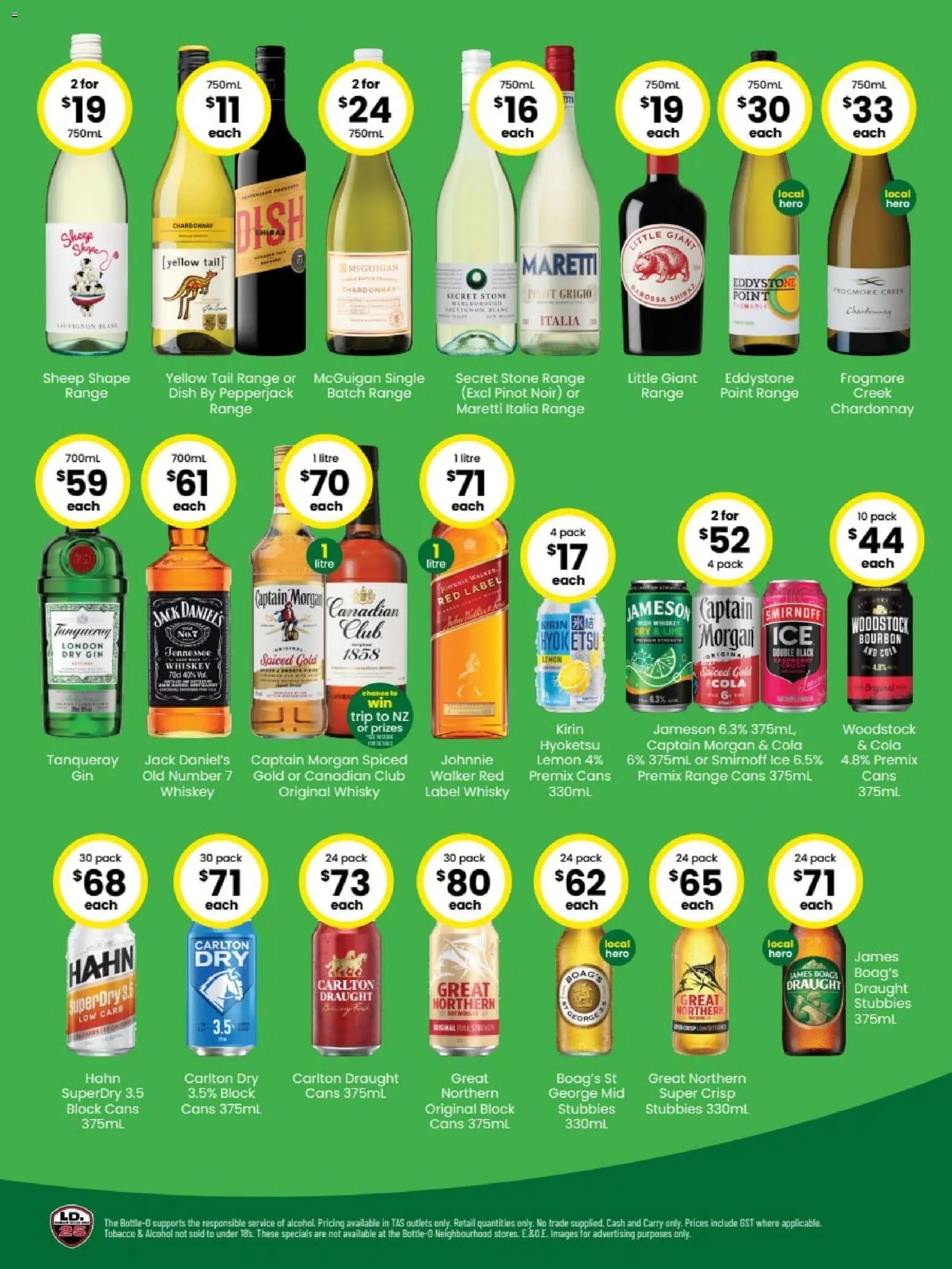 The Bottle-O catalogue from 20/07/2026 The Bottle-O catalogue QUEENSTOWN