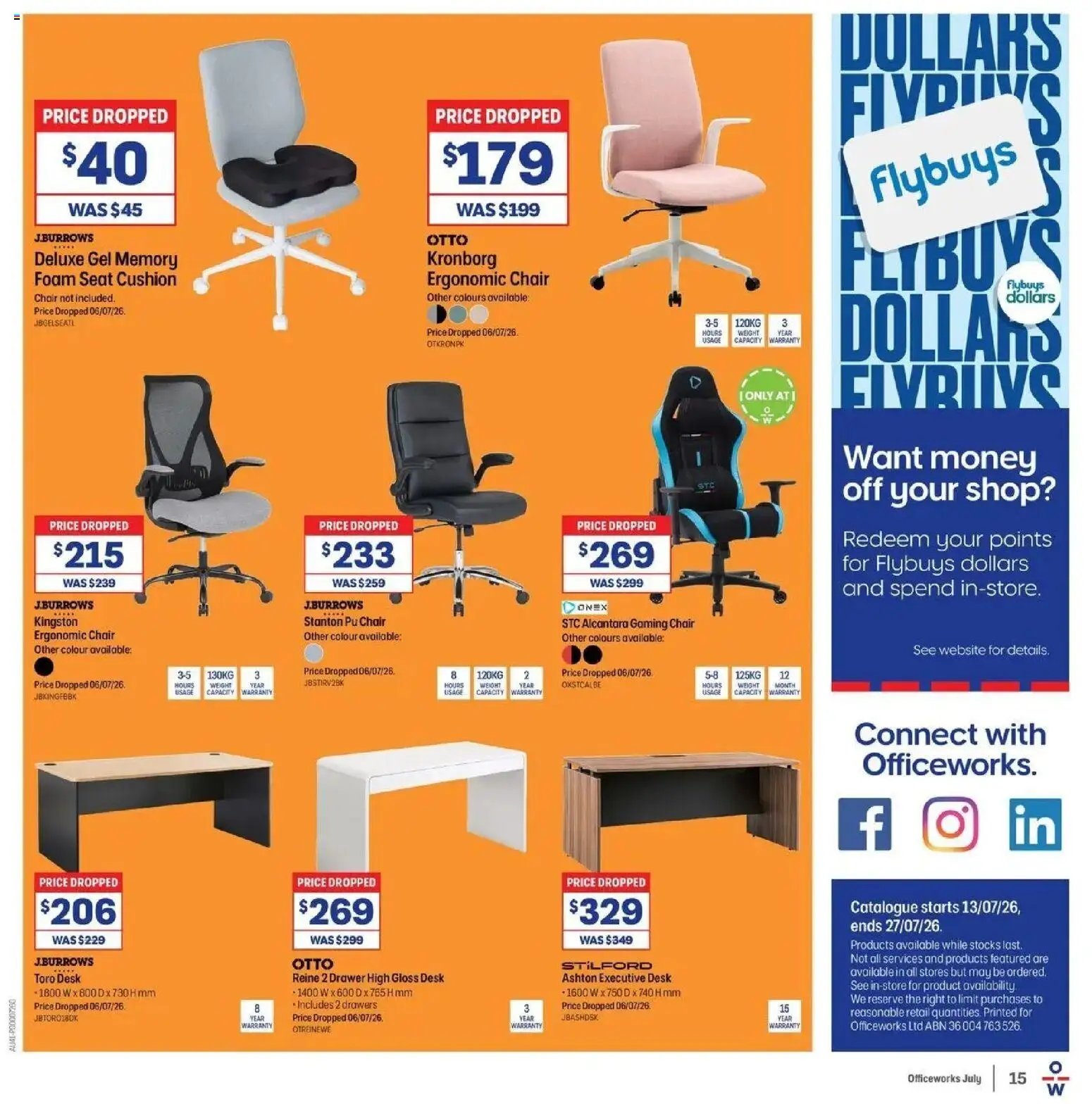 Officeworks catalogue from 12/07/2026 Officeworks catalogue