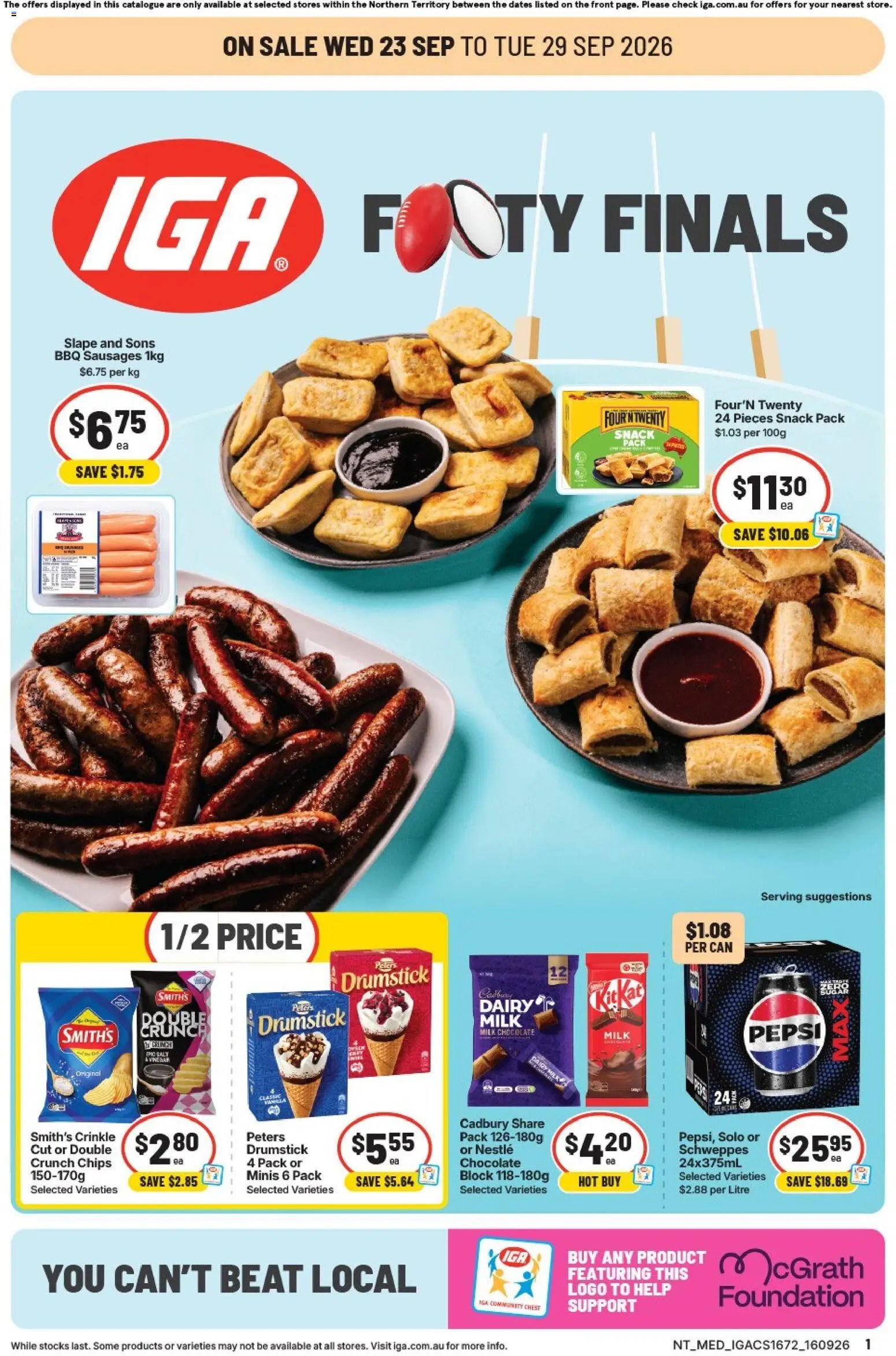 IGA catalogue from 23/09/2026 IGA catalogue Zuccoli