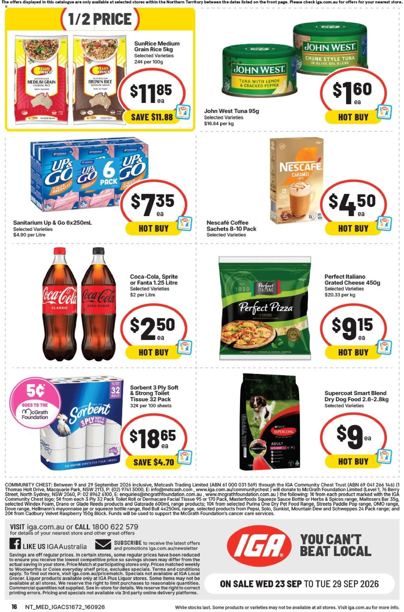 IGA catalogue from 23/09/2026 IGA catalogue Zuccoli