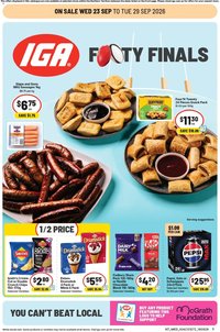 IGA catalogue from 23/09/2026 IGA catalogue Zuccoli