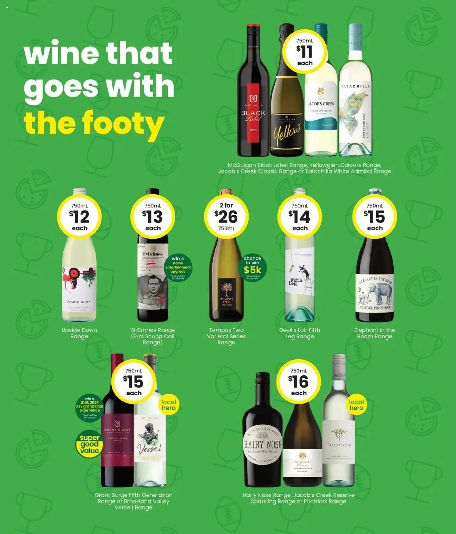 The Bottle-O catalogue from 14/09/2026 Good value booze for good value fans 14/09