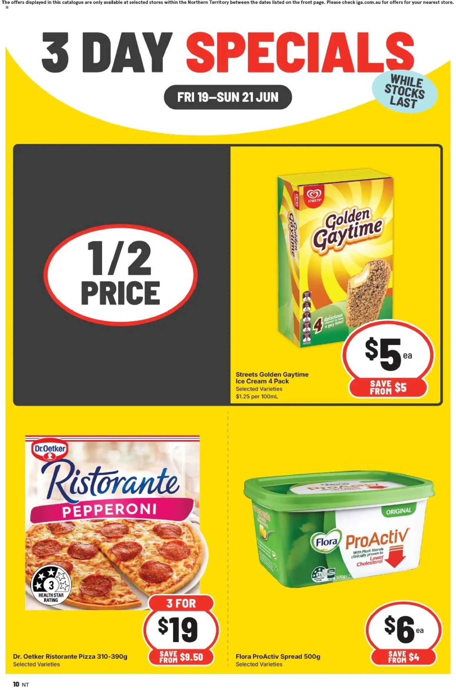IGA catalogue from 19/06/2026 IGA 3 Day Specials NT