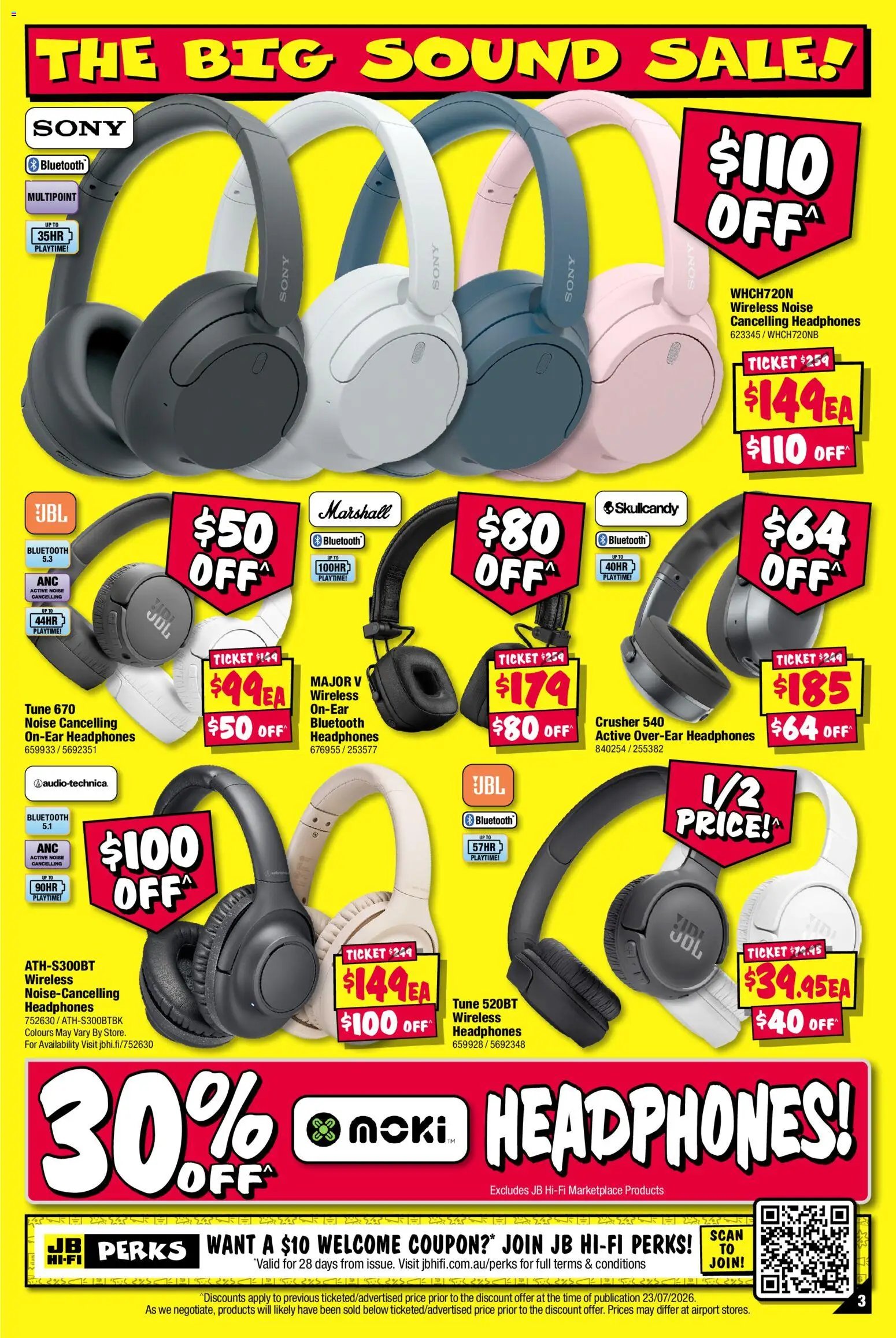 JB Hi-Fi catalogue from 30/07/2026 JB Hi-Fi The Big Sound Sale