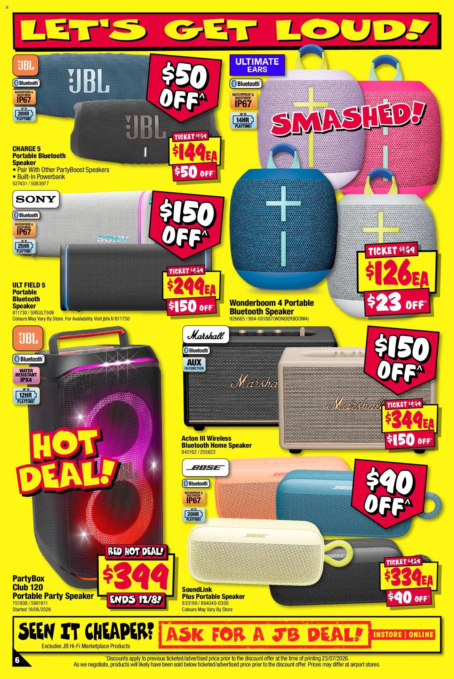 JB Hi-Fi catalogue from 30/07/2026 JB Hi-Fi The Big Sound Sale