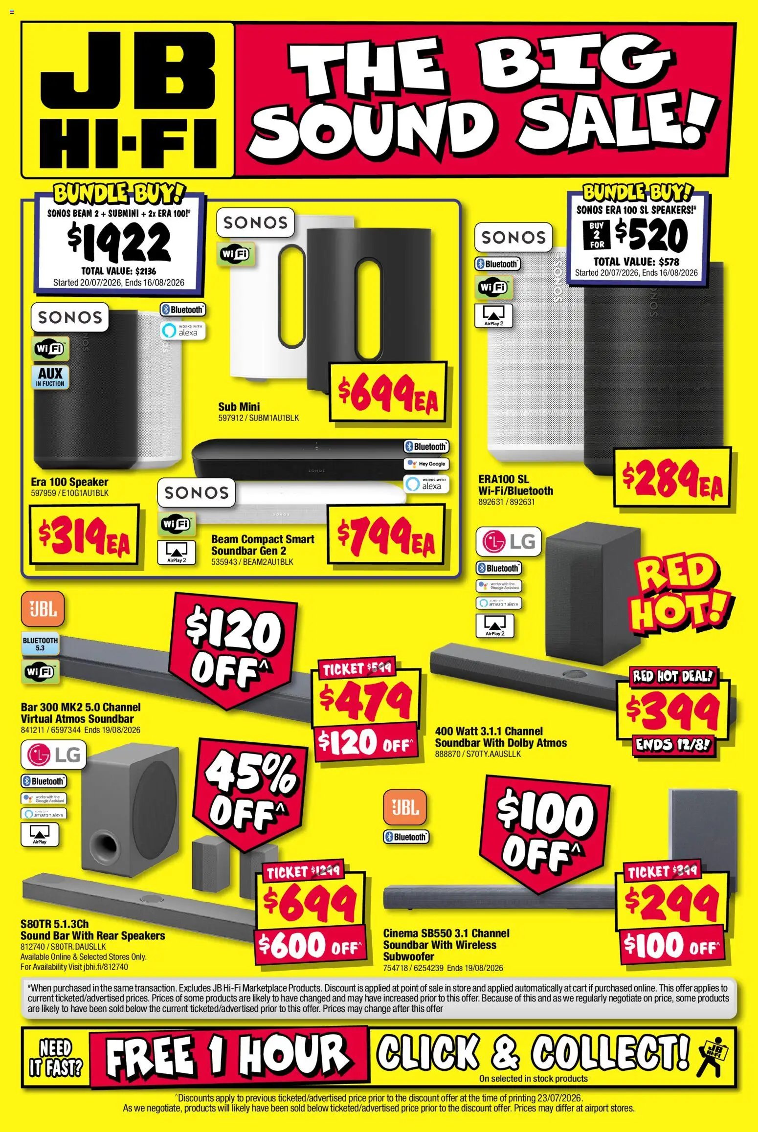 JB Hi-Fi catalogue from 30/07/2026 JB Hi-Fi The Big Sound Sale