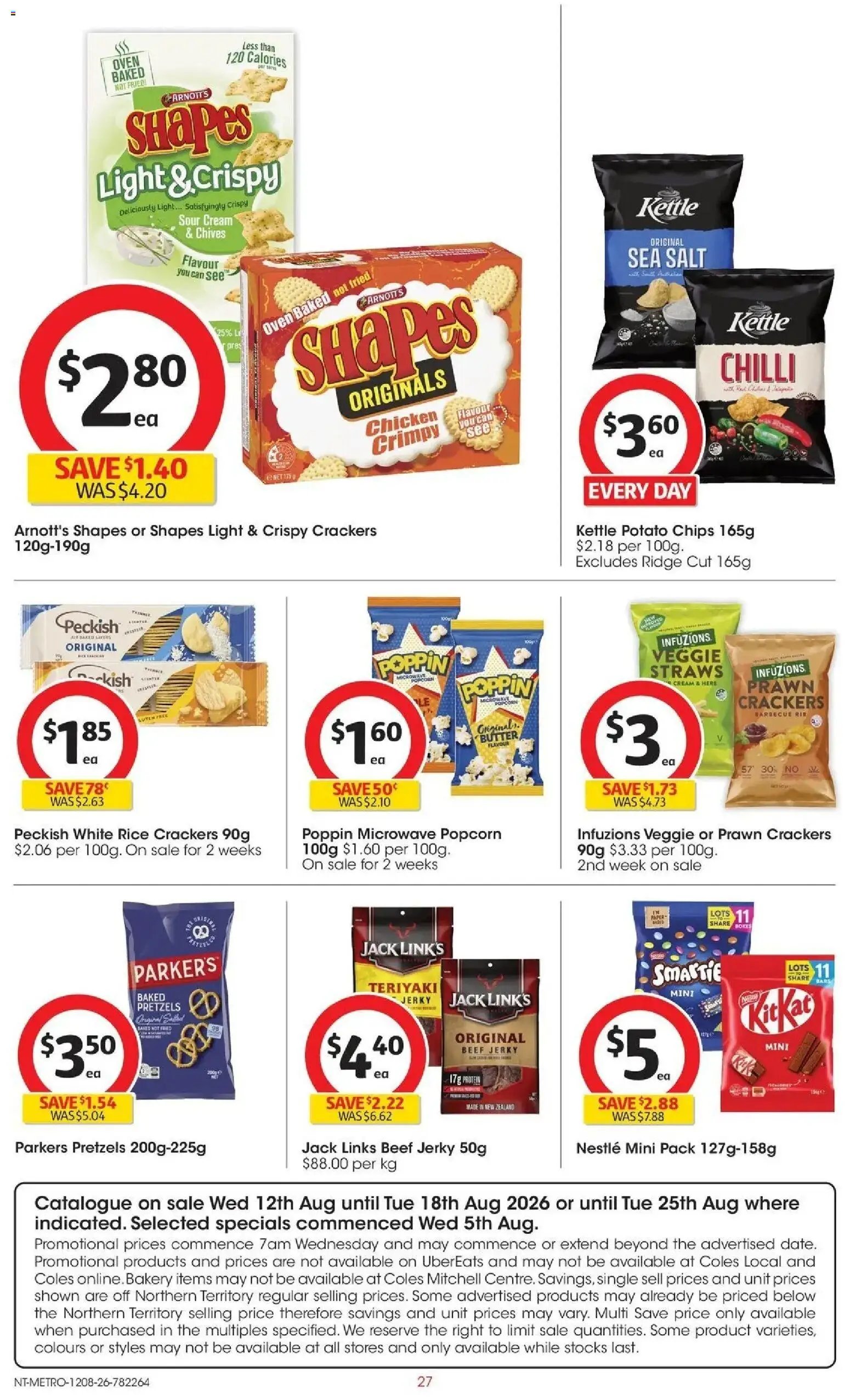 Coles catalogue from 12/08/2026 Coles catalogue NT