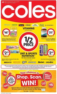Coles catalogue from 12/08/2026 Coles catalogue NT