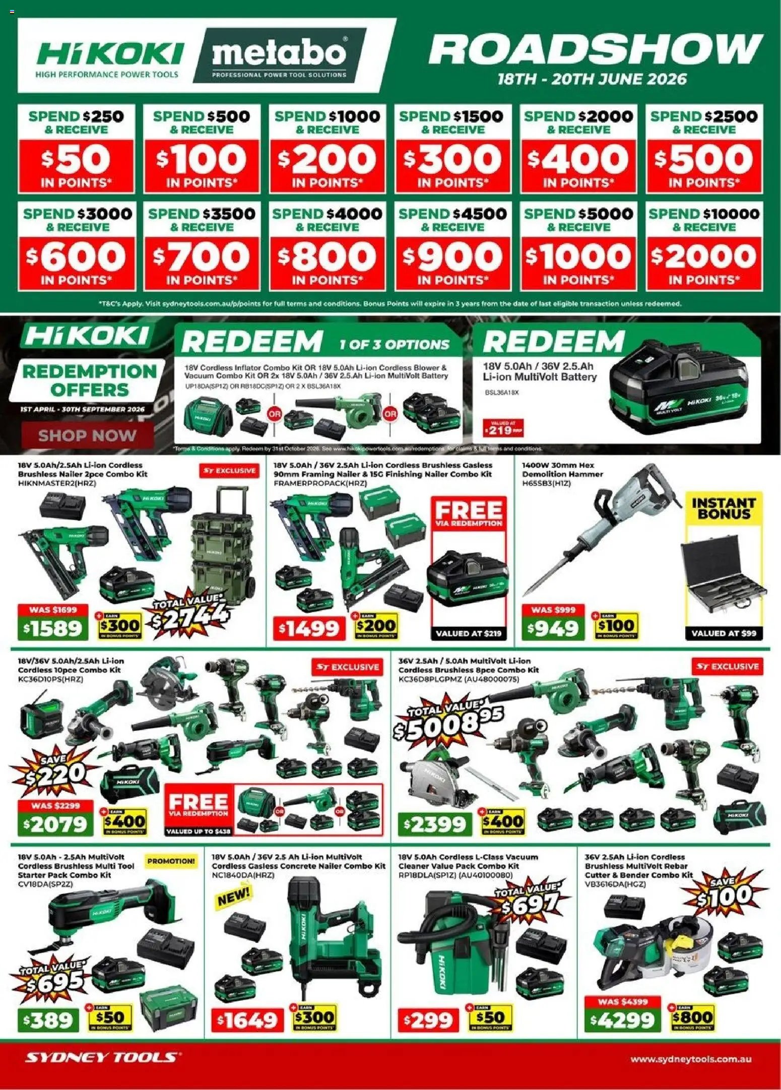 Sydney Tools catalogue from 18/06/2026 Sydney Tools catalogue