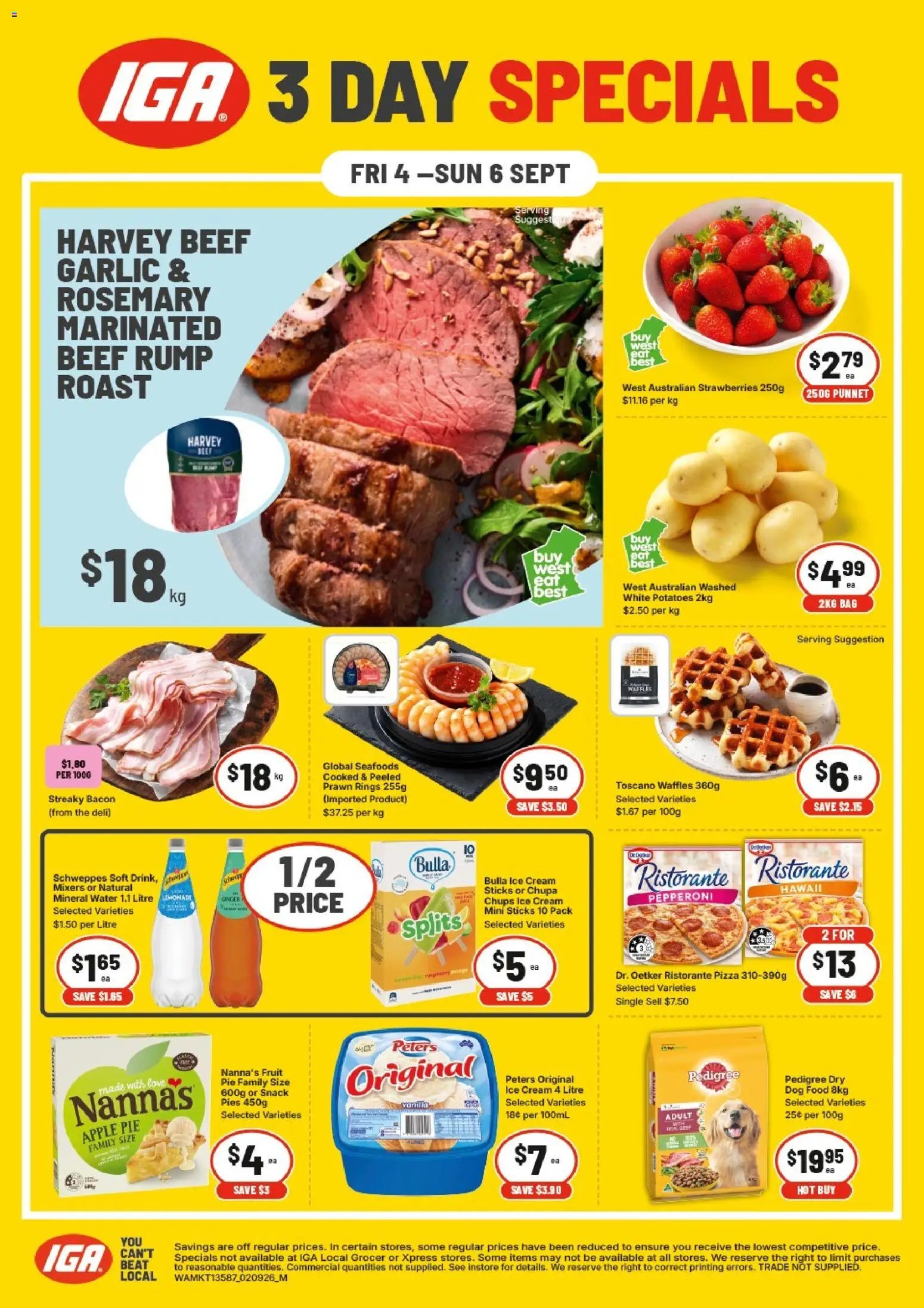 IGA catalogue from 04/09/2026 IGA 3 Day Specials Northbridge