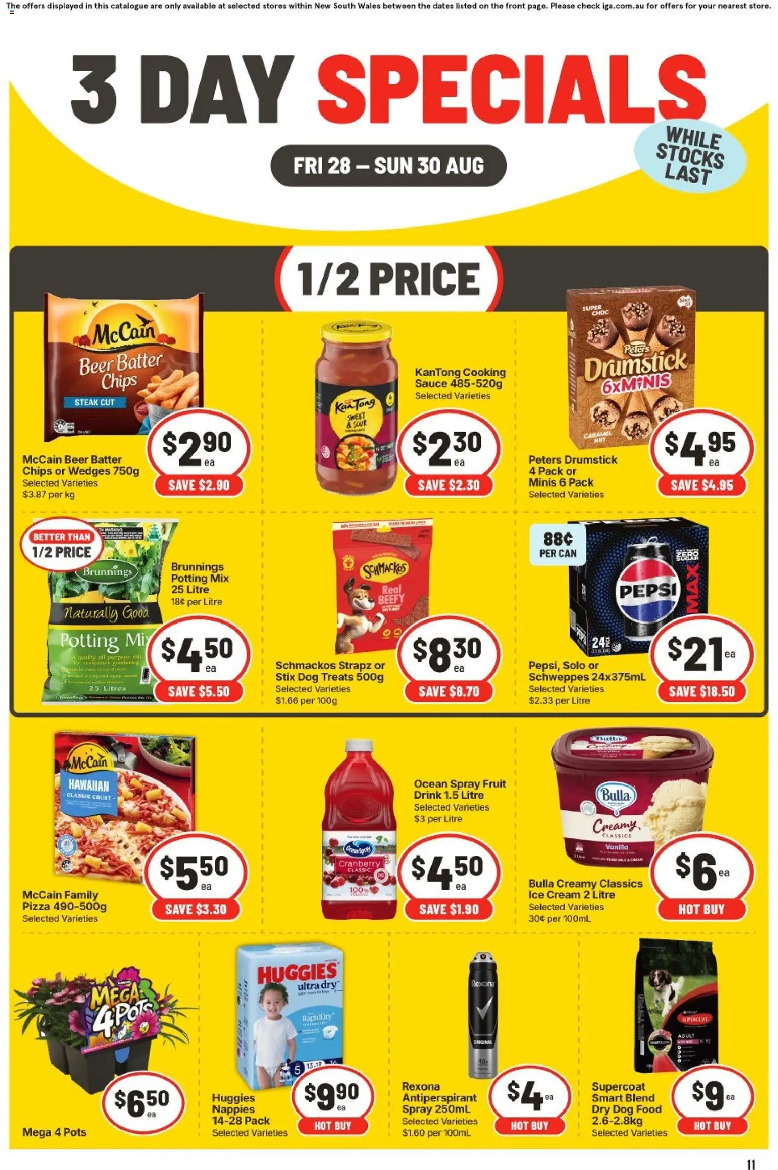 IGA catalogue from 28/08/2026 IGA 3 Day Specials