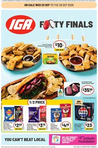 IGA catalogue from 23/09/2026 IGA catalogue Brunswick