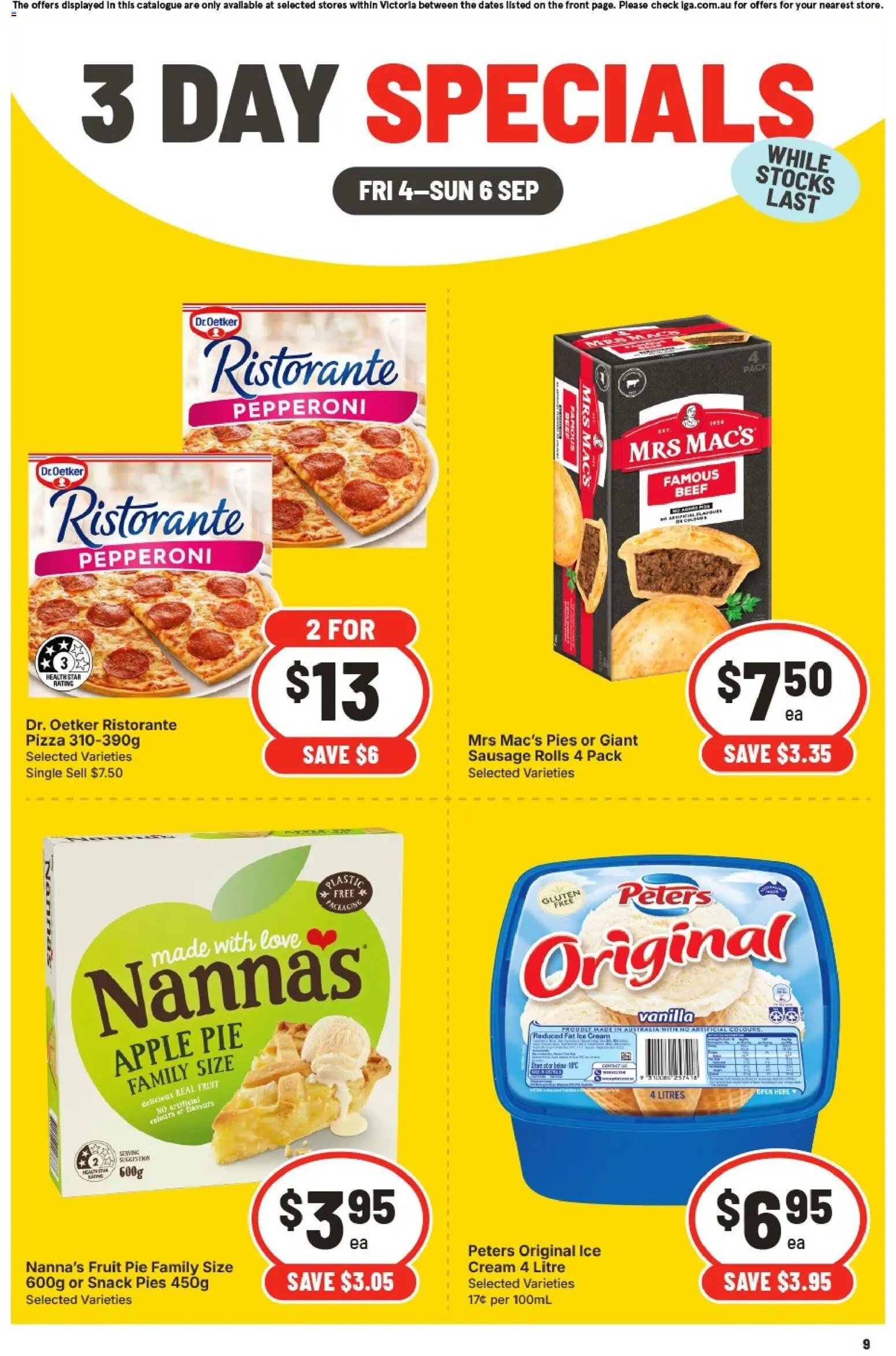 IGA catalogue from 04/09/2026 IGA 3 Day Specials Coburg
