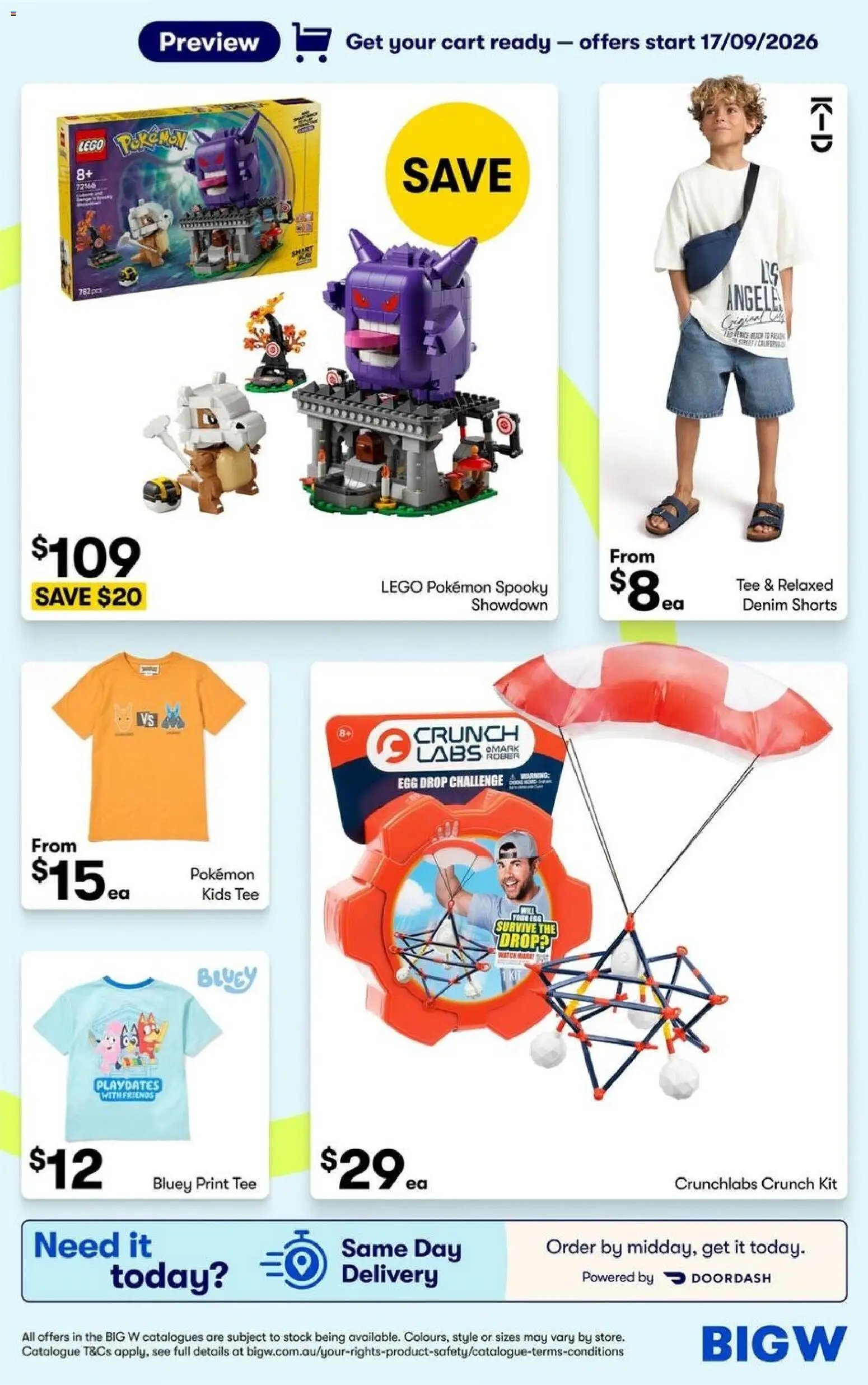 Big W catalogue from 17/09/2026 Big W catalogue