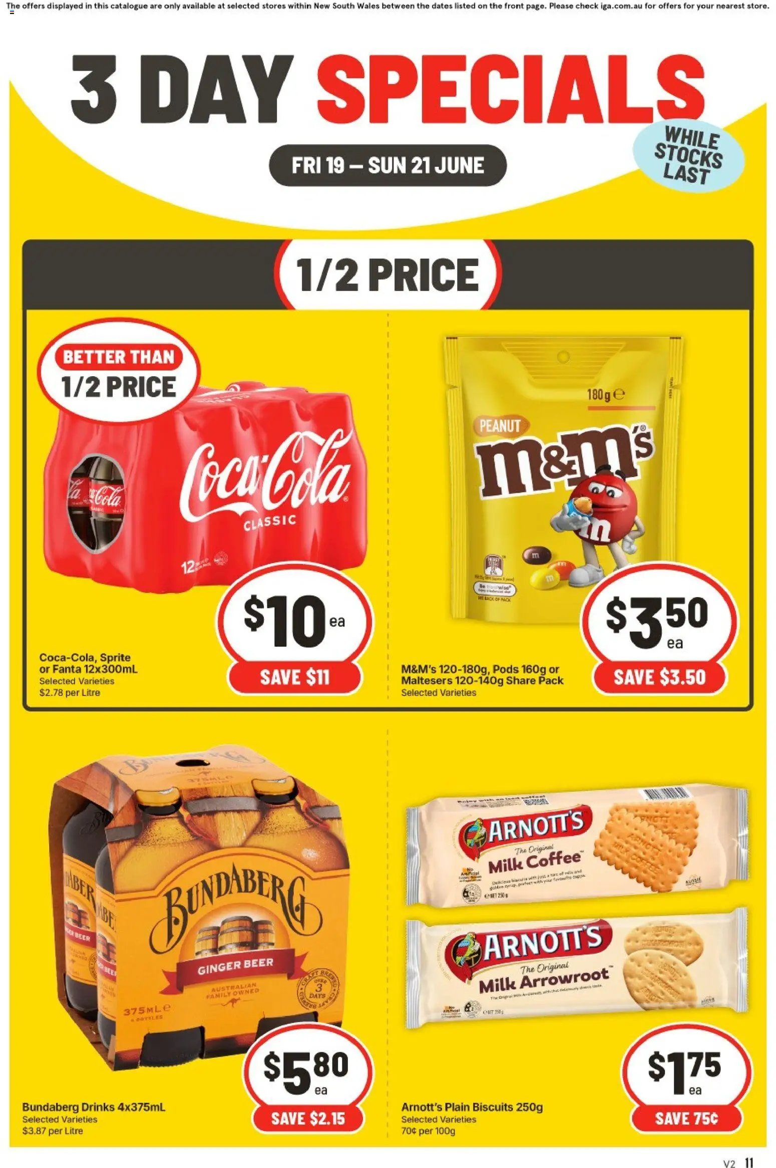 IGA catalogue from 19/06/2026 IGA 3 Day Specials NSW Medium V2