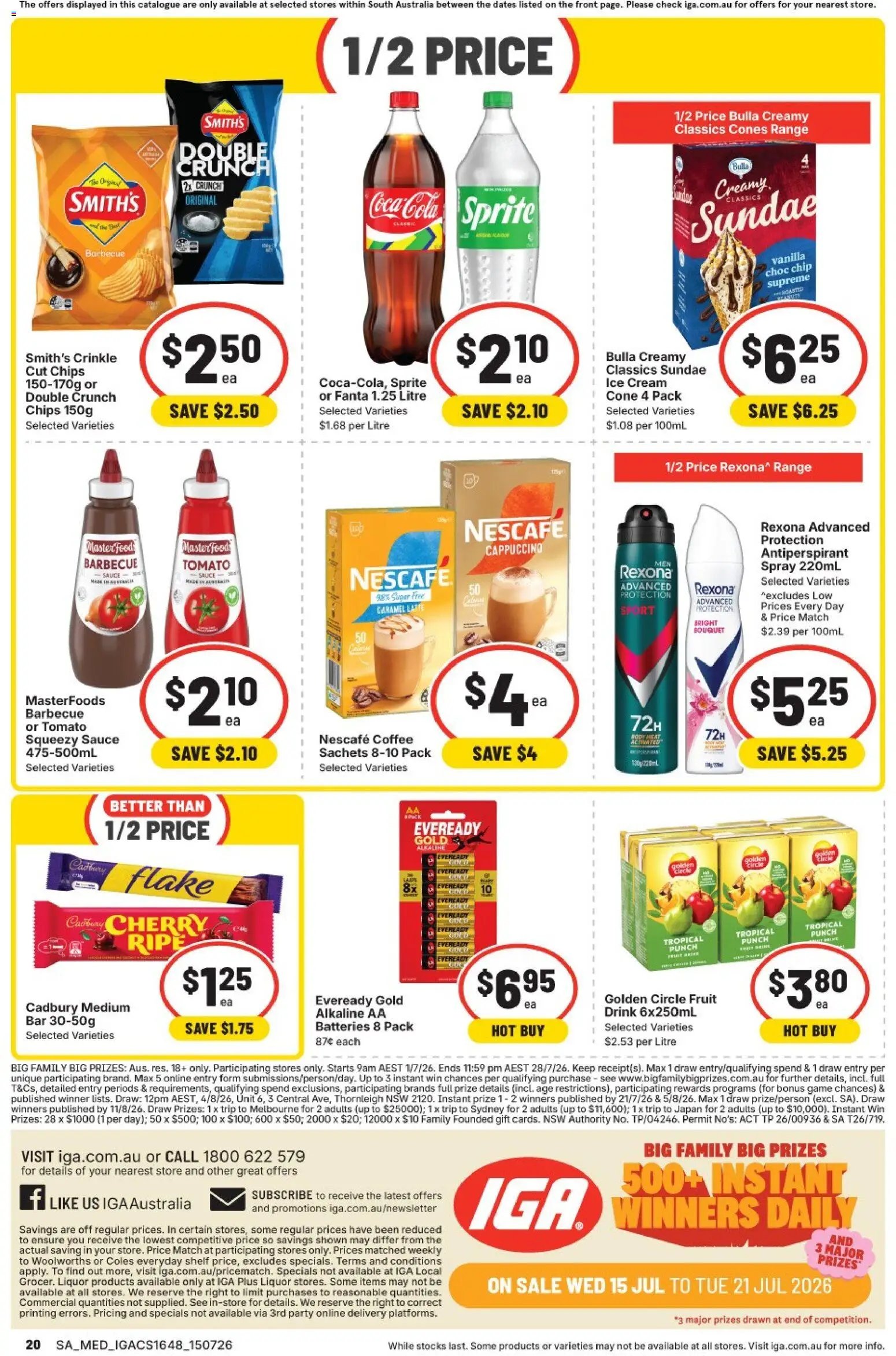 IGA catalogue from 15/07/2026 IGA catalogue SA
