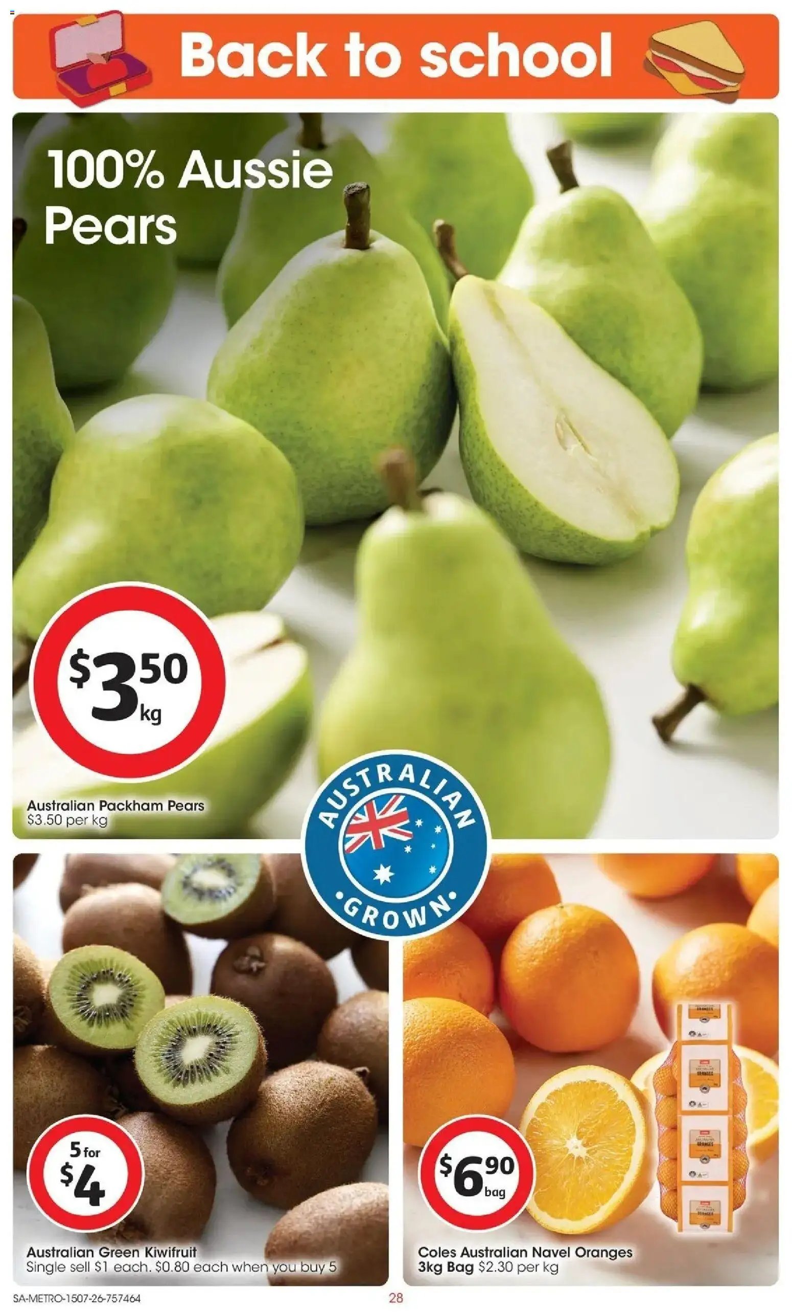 Coles catalogue from 15/07/2026 Coles catalogue SA