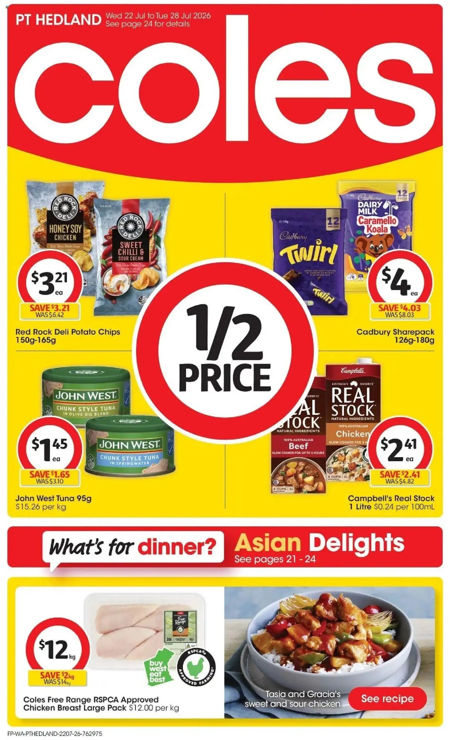 Coles catalogue from 22/07/2026 Coles catalogue PT Hedland