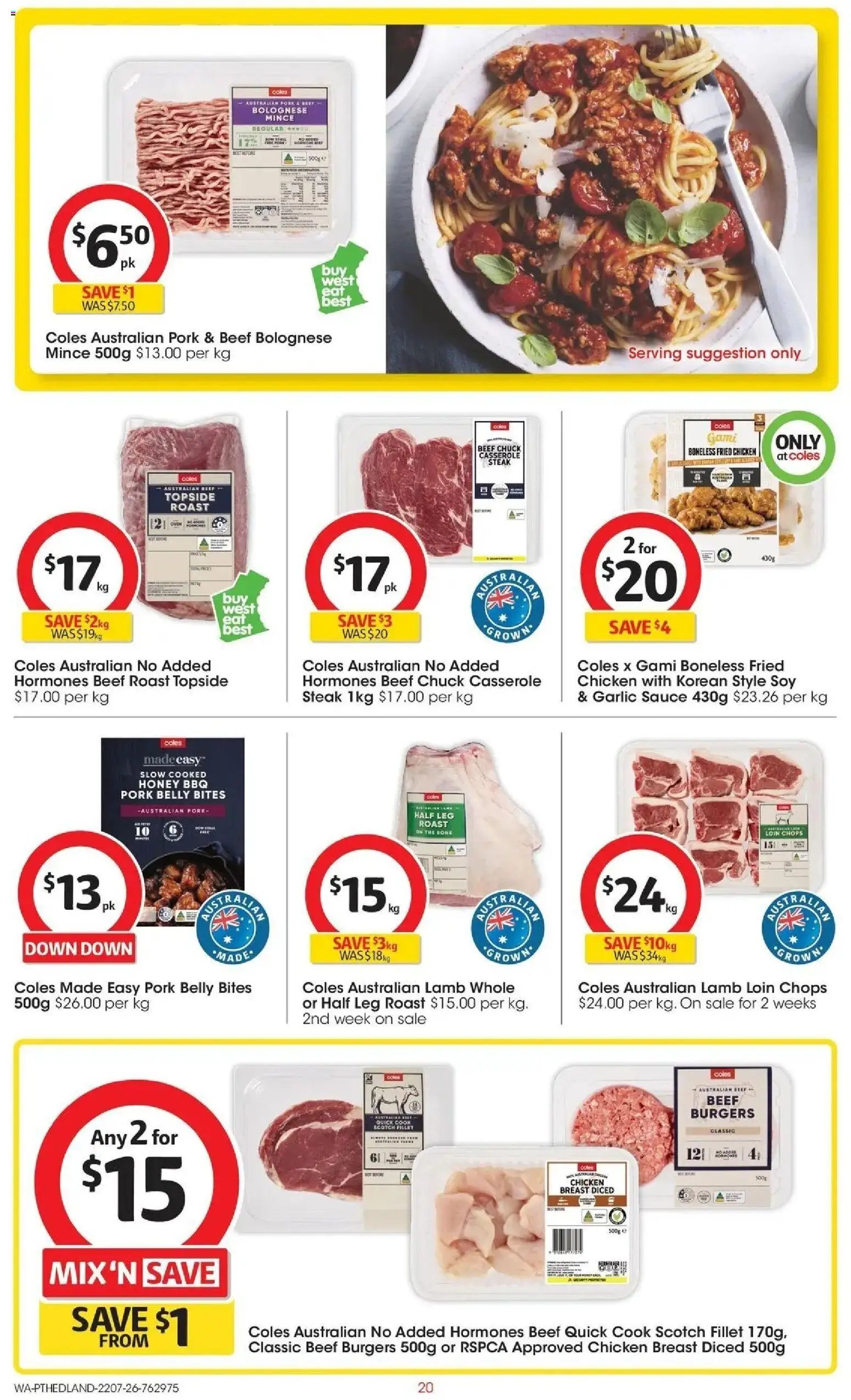 Coles catalogue from 22/07/2026 Coles catalogue PT Hedland