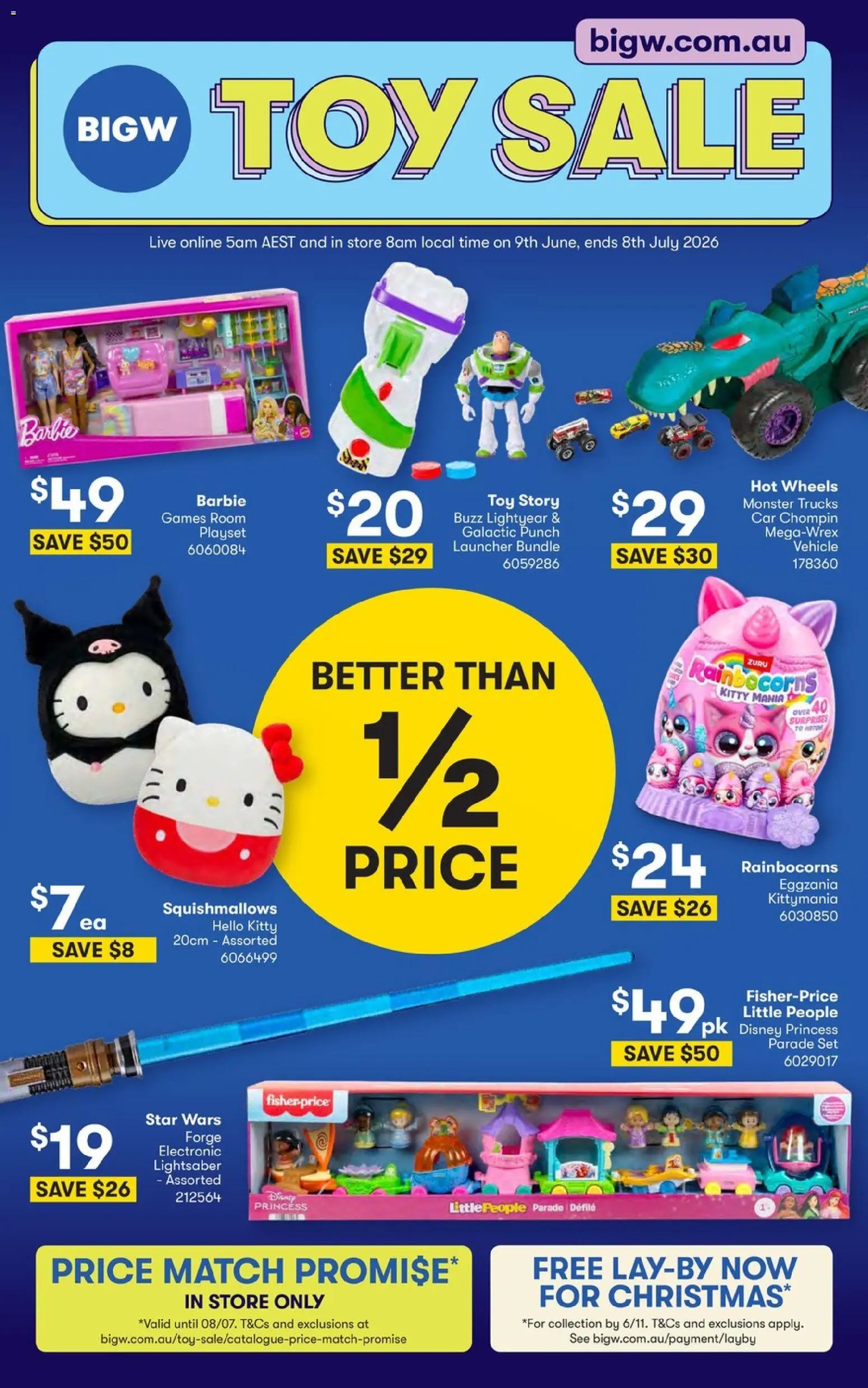 Big W catalogue from 09/06/2026 Big W Catalogue - Toy Sale