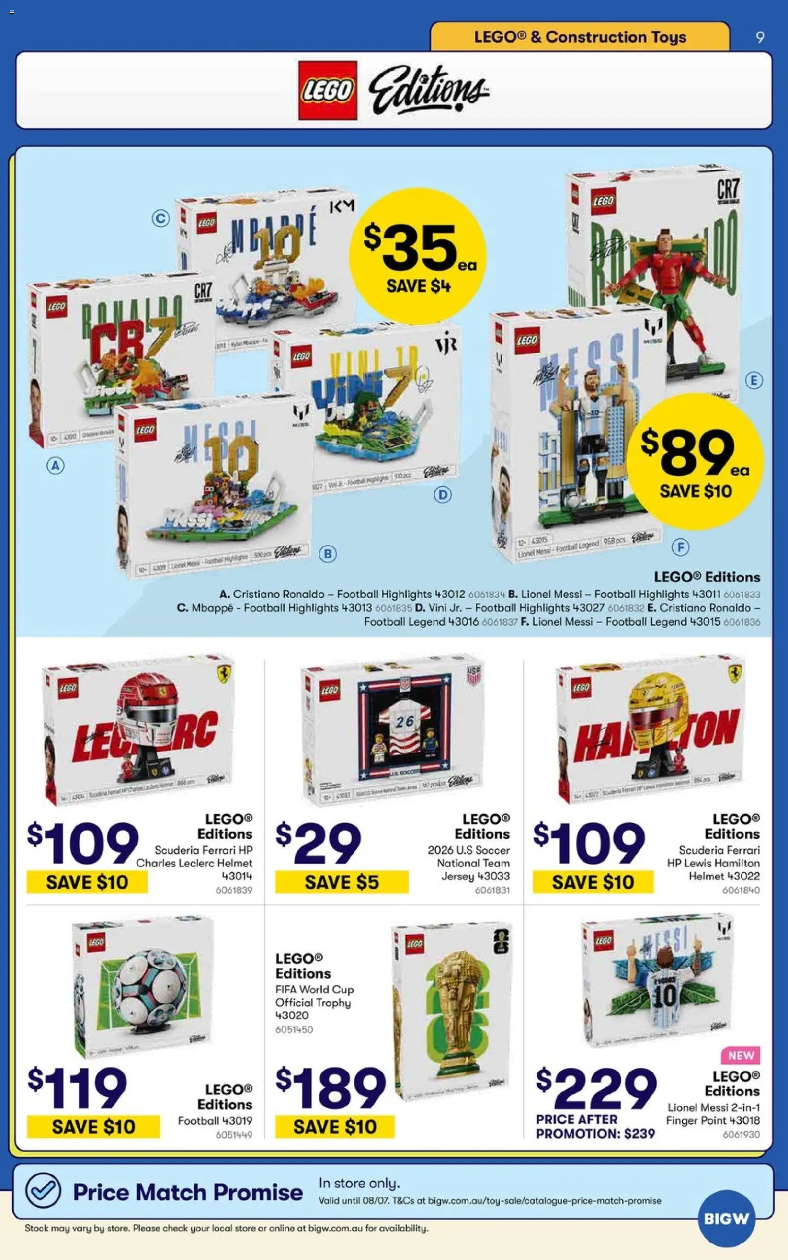 Big W catalogue from 09/06/2026 Big W Catalogue - Toy Sale