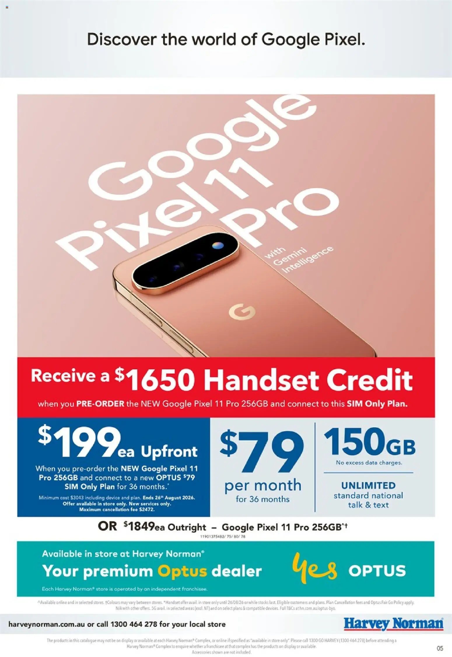Harvey Norman catalogue from 17/08/2026 Harvey Norman Google Pre-Order