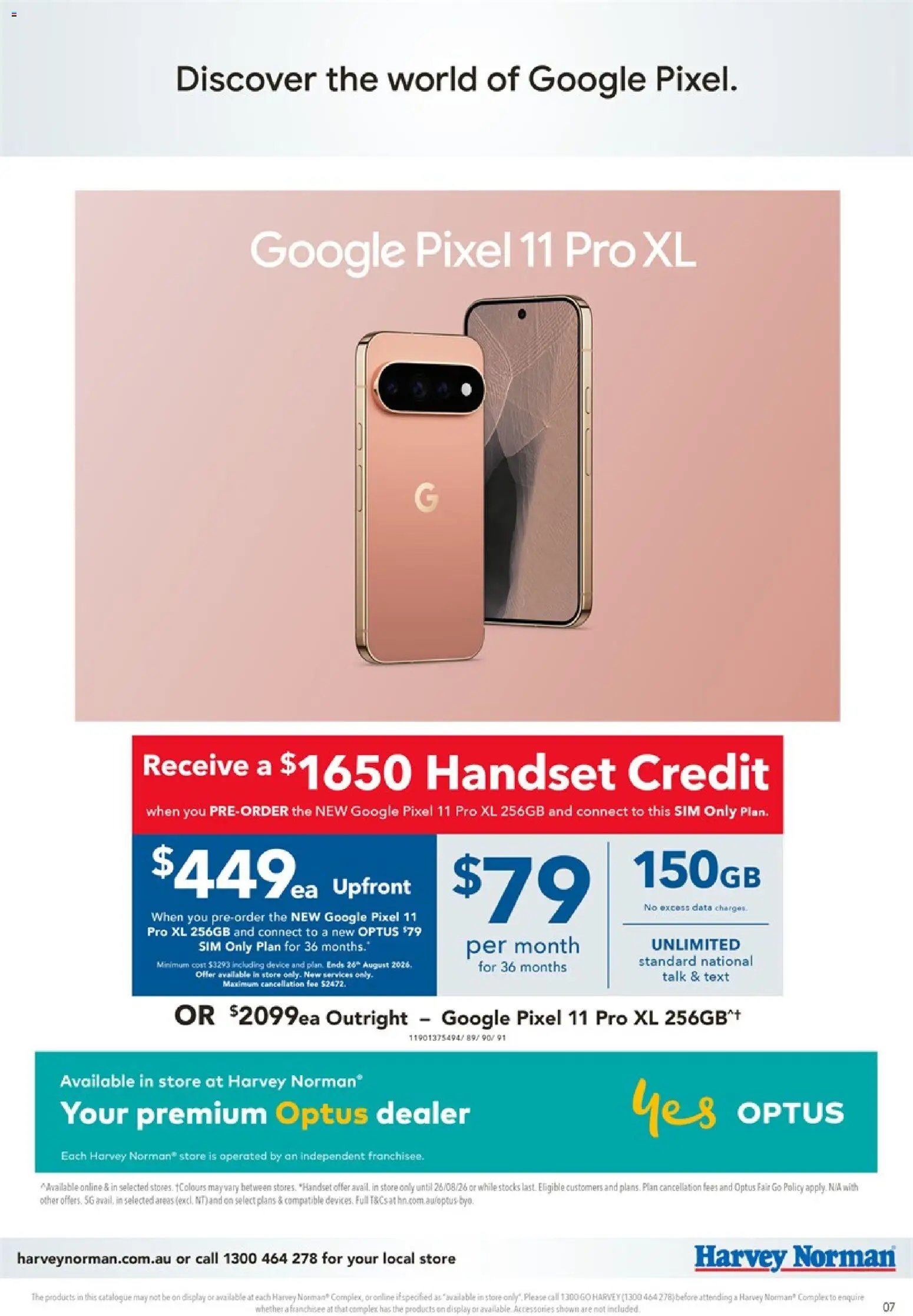 Harvey Norman catalogue from 17/08/2026 Harvey Norman Google Pre-Order