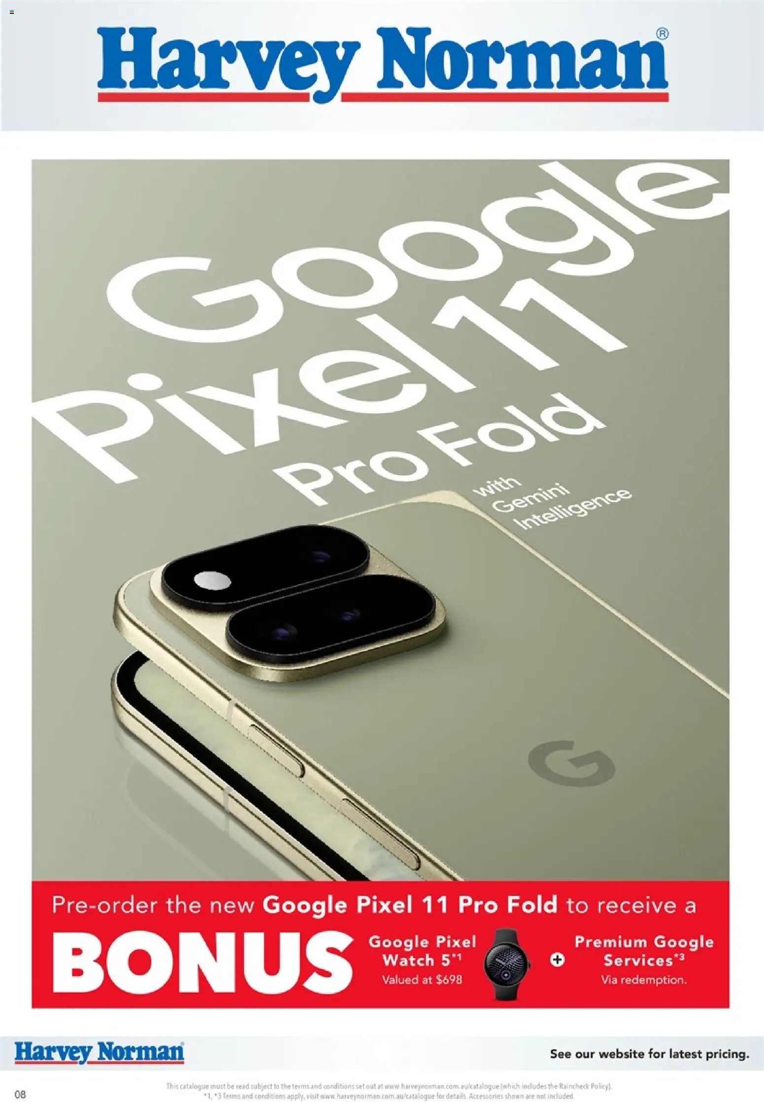Harvey Norman catalogue from 17/08/2026 Harvey Norman Google Pre-Order