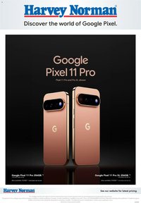 Harvey Norman catalogue from 17/08/2026 Harvey Norman Google Pre-Order