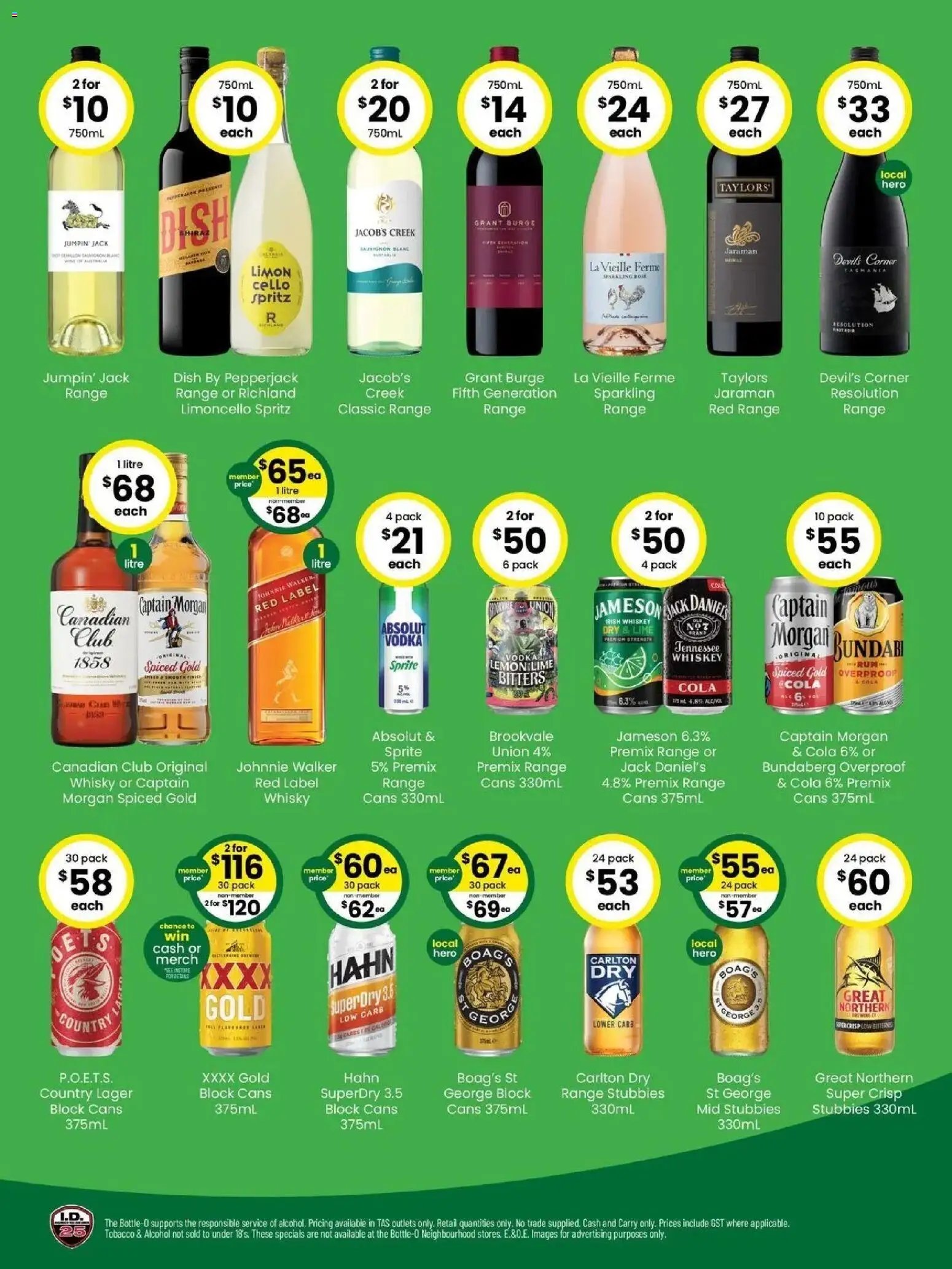 The Bottle-O catalogue from 21/06/2026 Good Value Booze, For Good Value People 22/06
