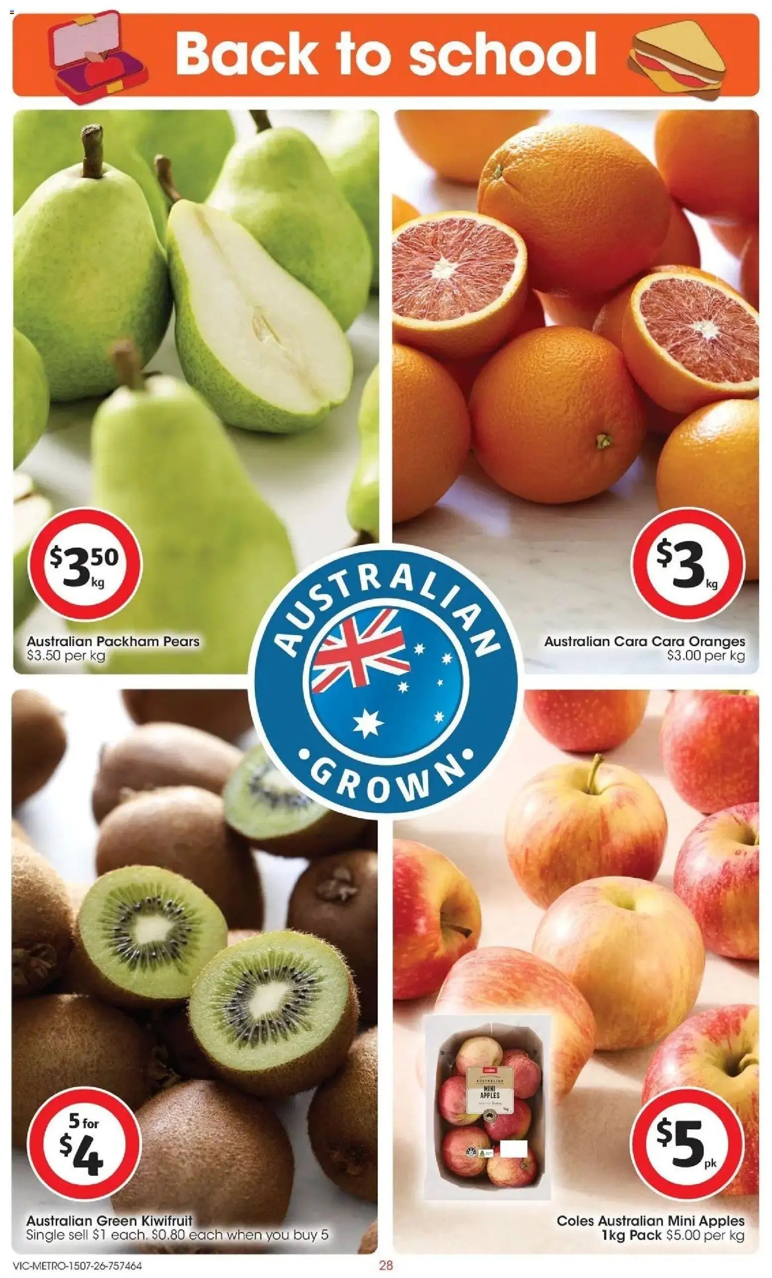 Coles catalogue from 15/07/2026 Coles catalogue VIC