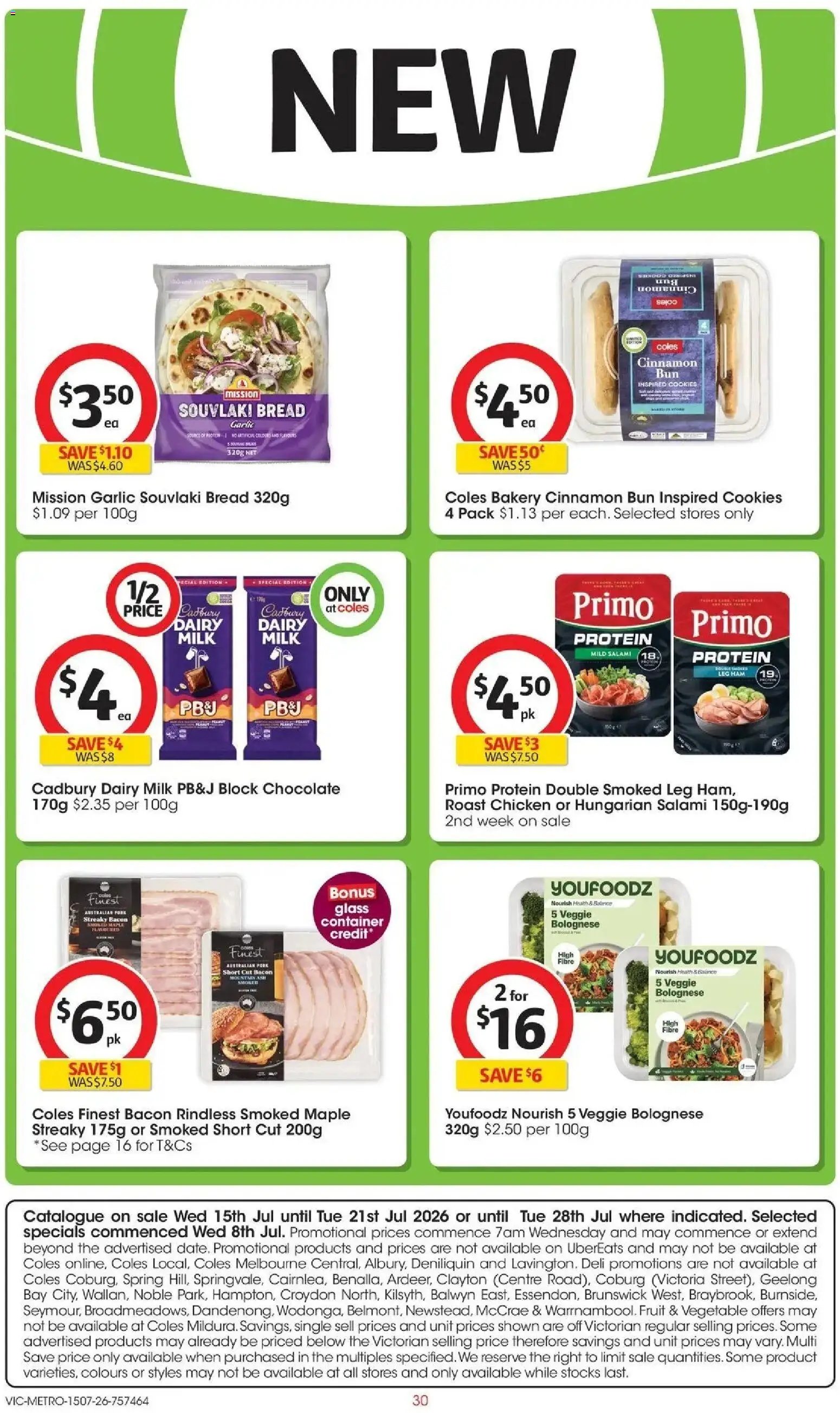 Coles catalogue from 15/07/2026 Coles catalogue VIC