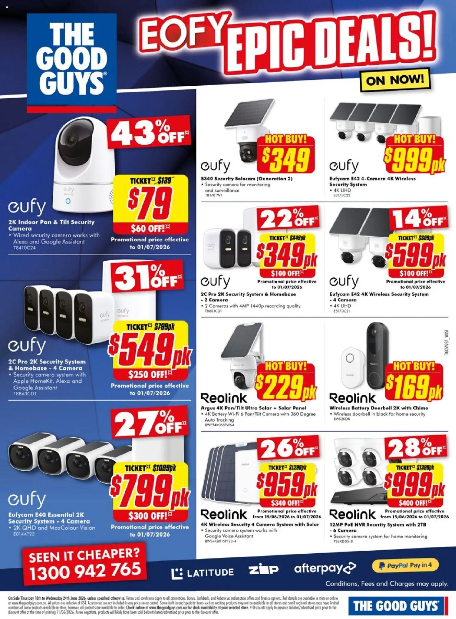 The Good Guys catalogue from 18/06/2026 The Good Guys EOFY