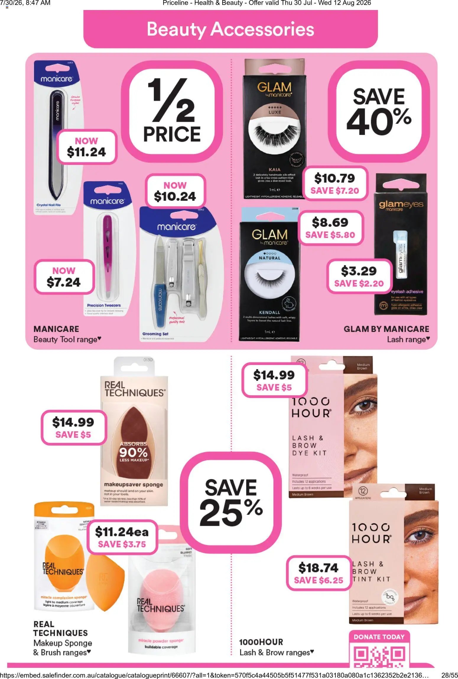 Priceline Pharmacy catalogue from 30/07/2026 Priceline Pharmacy catalogue