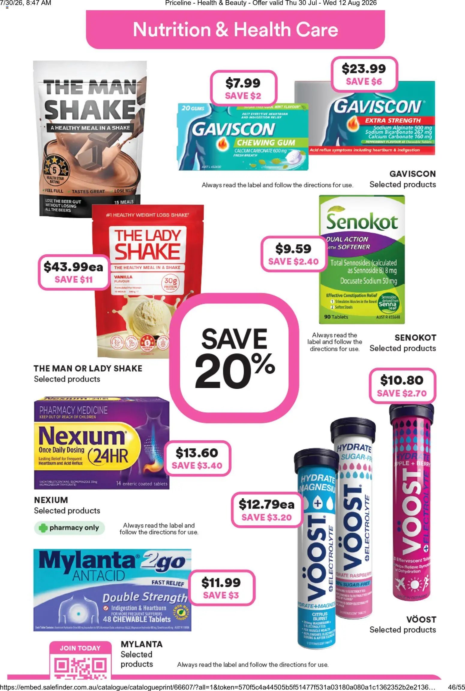 Priceline Pharmacy catalogue from 30/07/2026 Priceline Pharmacy catalogue
