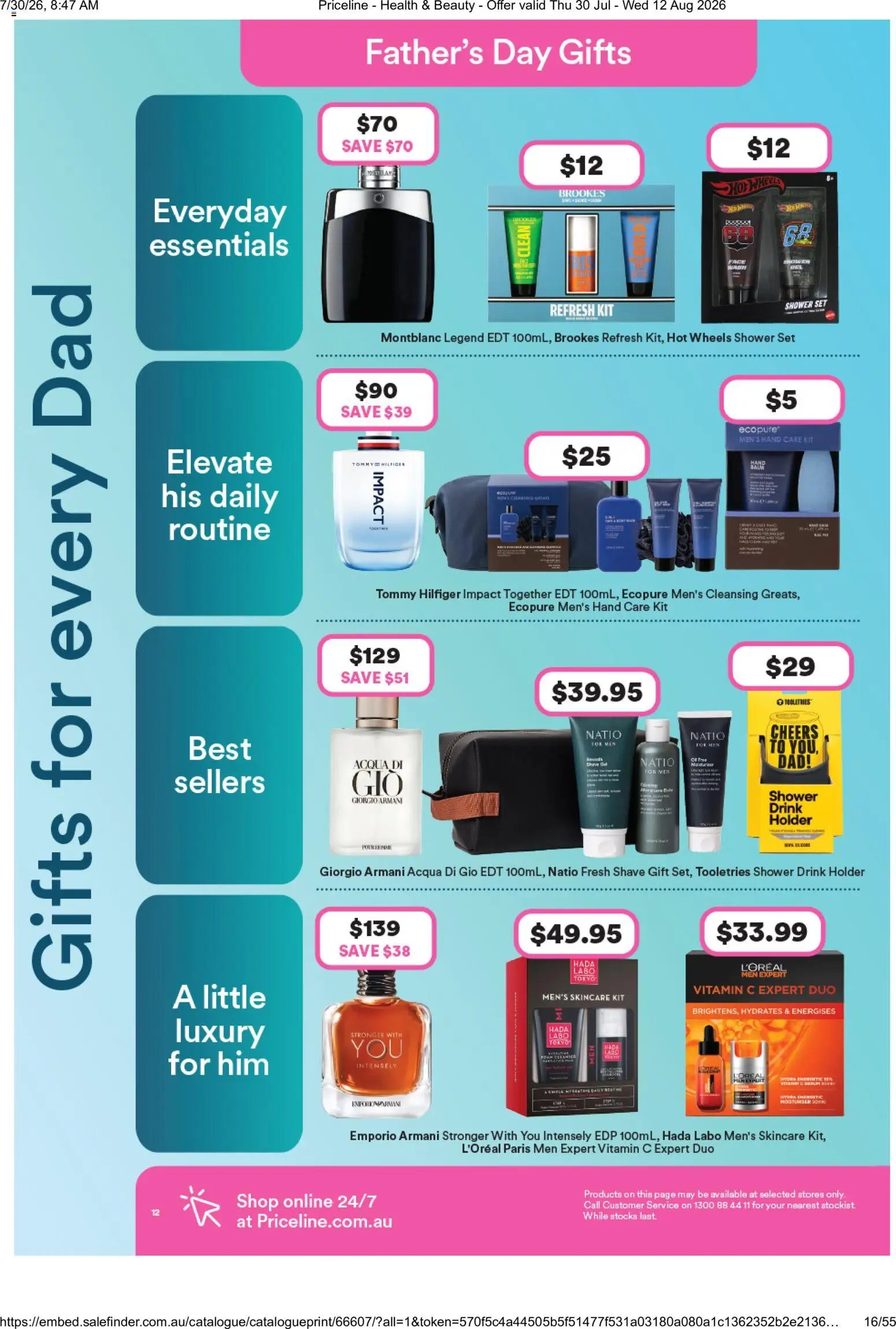 Priceline Pharmacy catalogue from 30/07/2026 Priceline Pharmacy catalogue