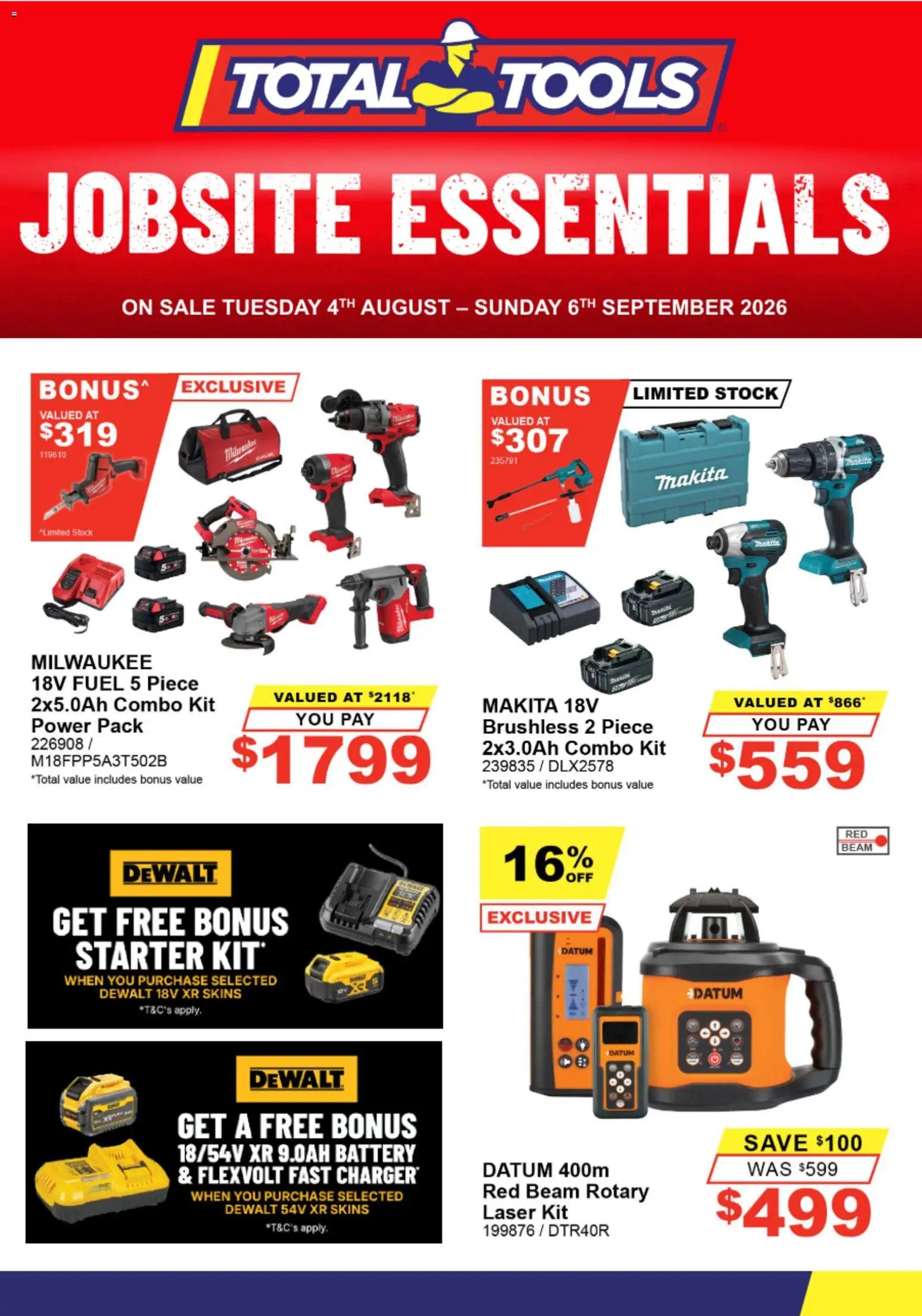 Total Tools catalogue from 04/08/2026 Total Tools catalogue