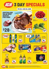 IGA catalogue from 26/06/2026 IGA 3 Day Specials - WA