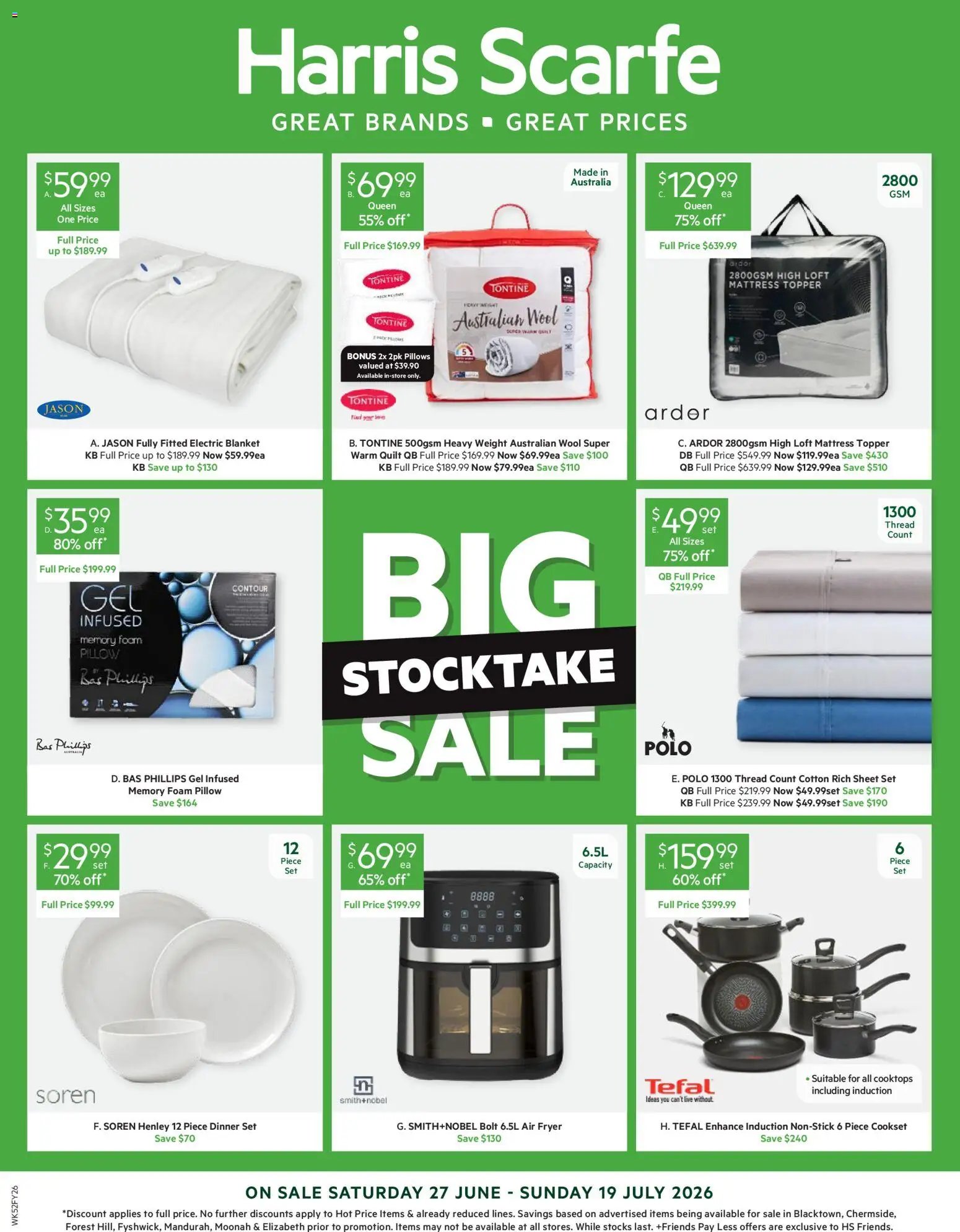 Harris Scarfe catalogue from 27/06/2026 Harris Scarfe catalogue