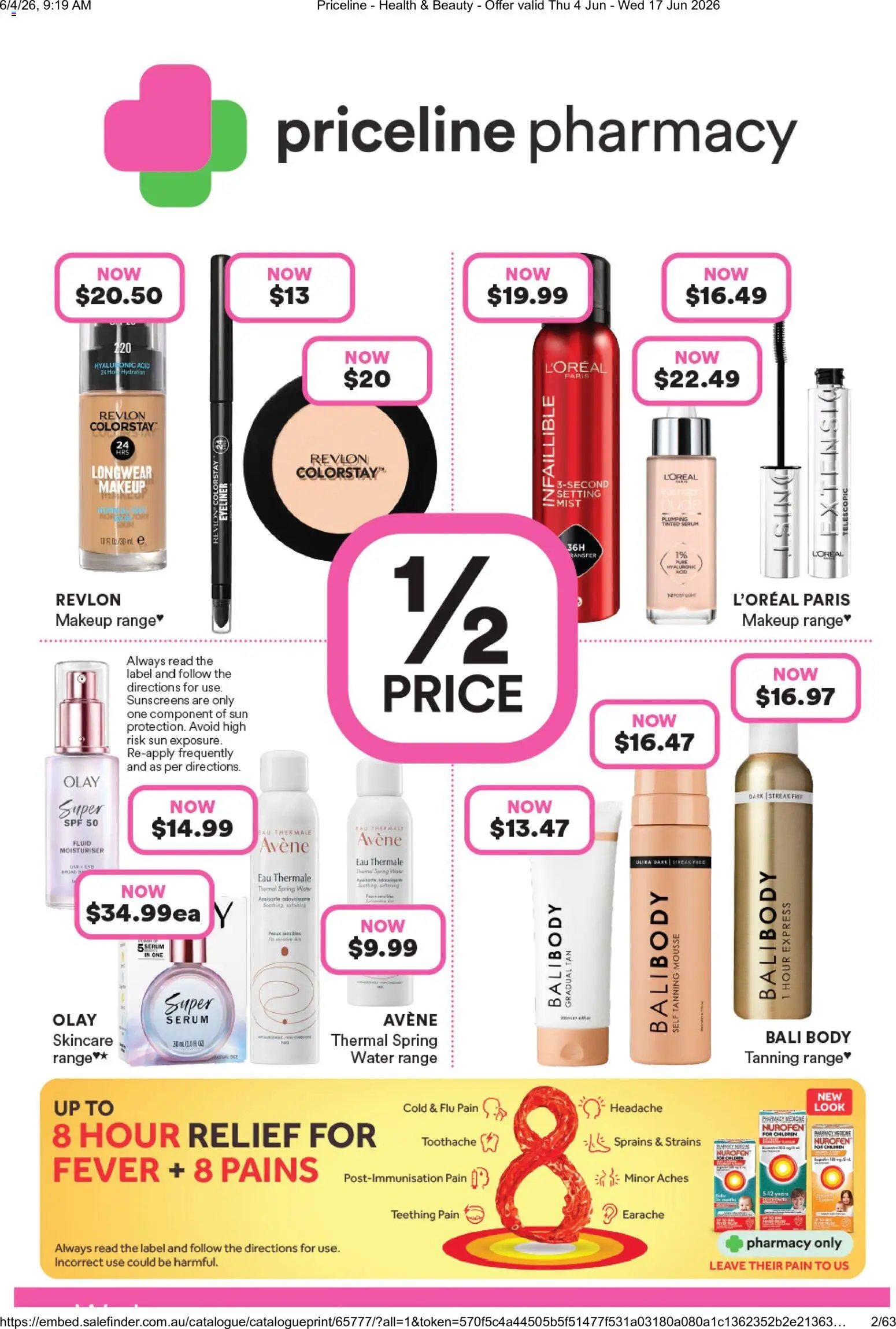 Priceline Pharmacy catalogue from 04/06/2026 Priceline Pharmacy catalogue