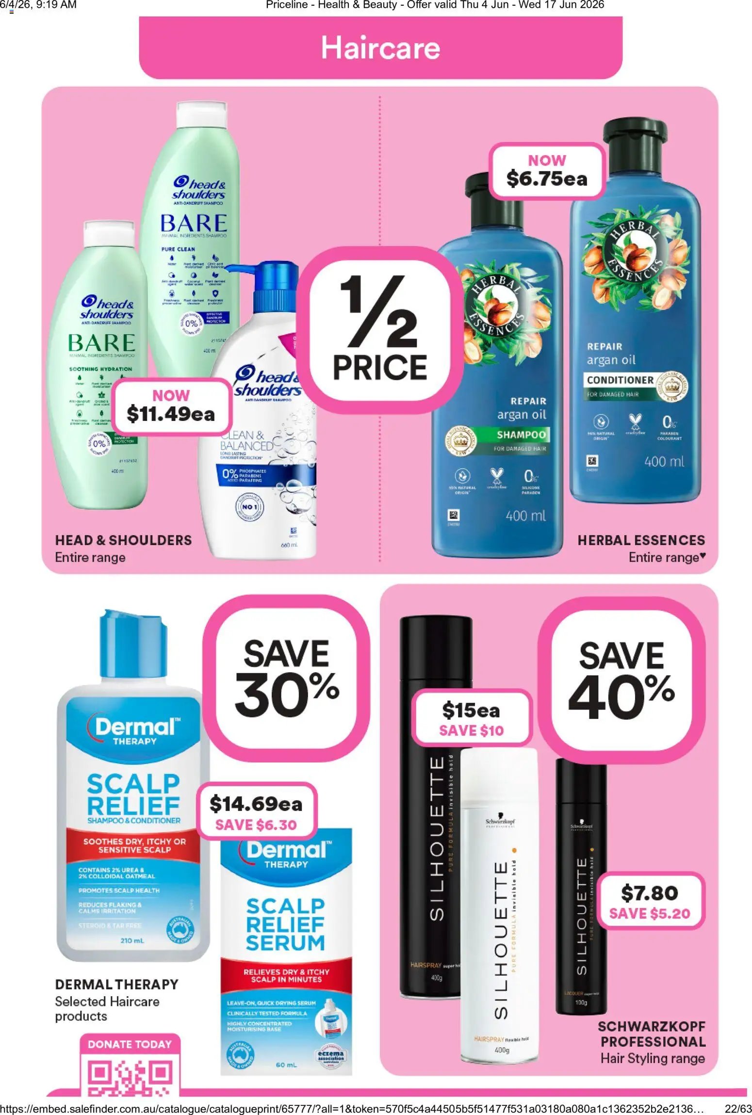 Priceline Pharmacy catalogue from 04/06/2026 Priceline Pharmacy catalogue