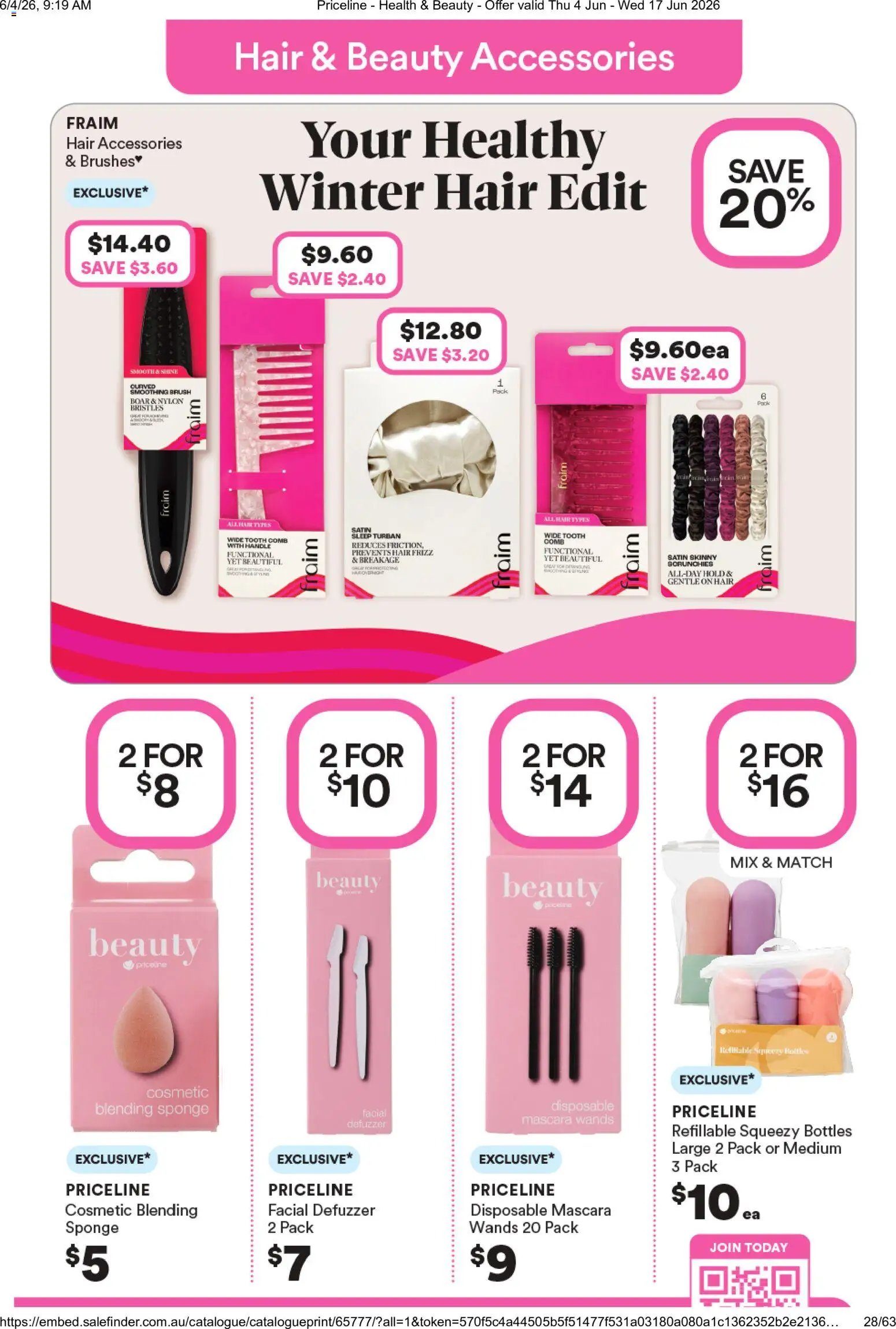 Priceline Pharmacy catalogue from 04/06/2026 Priceline Pharmacy catalogue