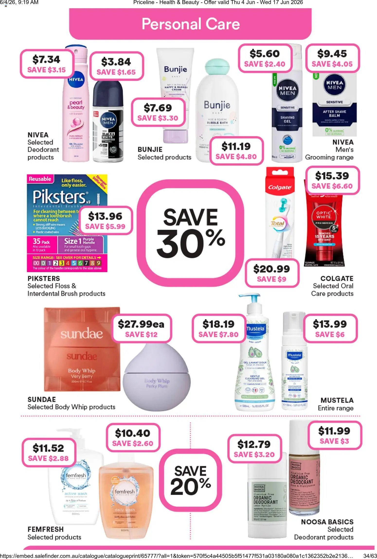 Priceline Pharmacy catalogue from 04/06/2026 Priceline Pharmacy catalogue