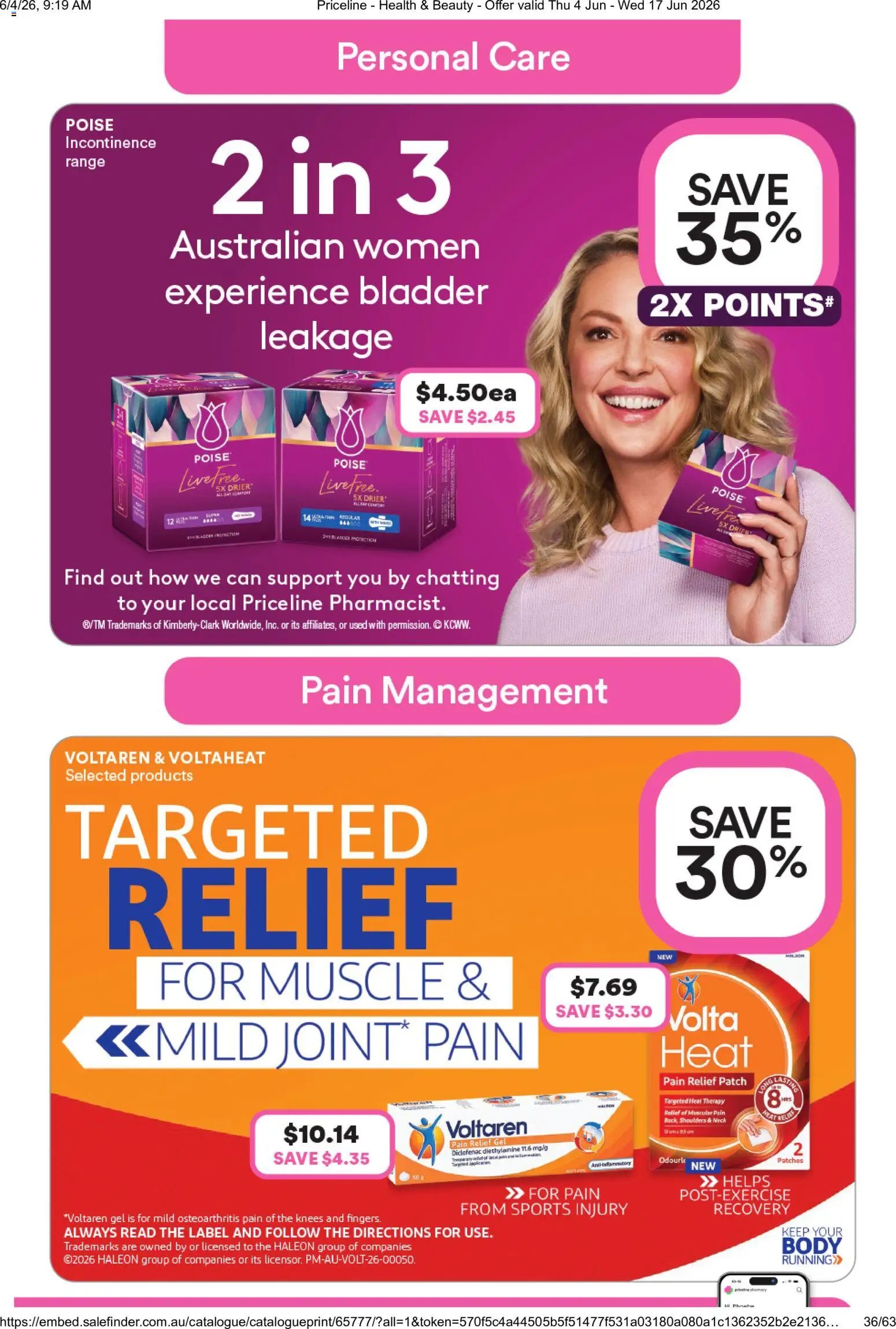 Priceline Pharmacy catalogue from 04/06/2026 Priceline Pharmacy catalogue