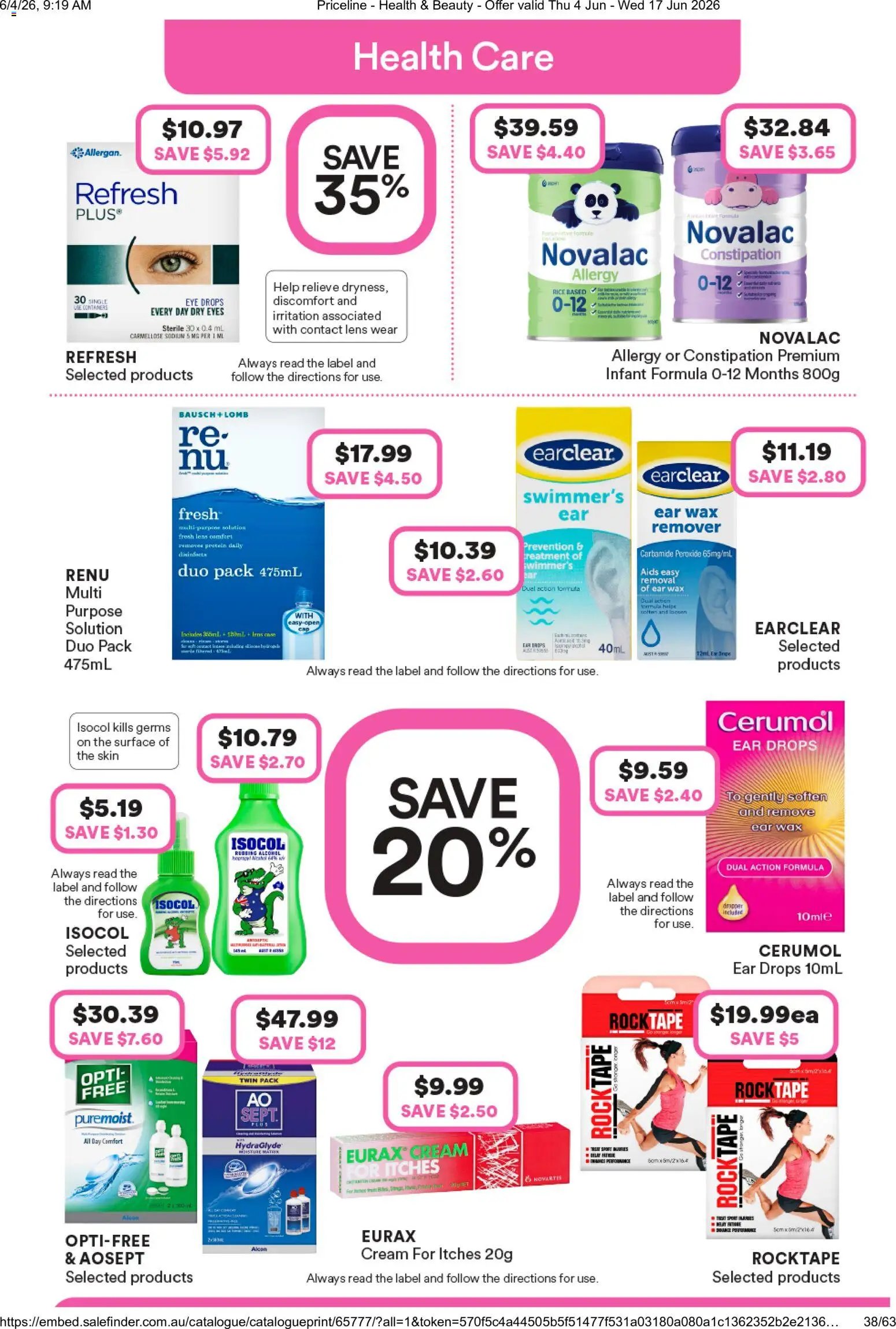 Priceline Pharmacy catalogue from 04/06/2026 Priceline Pharmacy catalogue