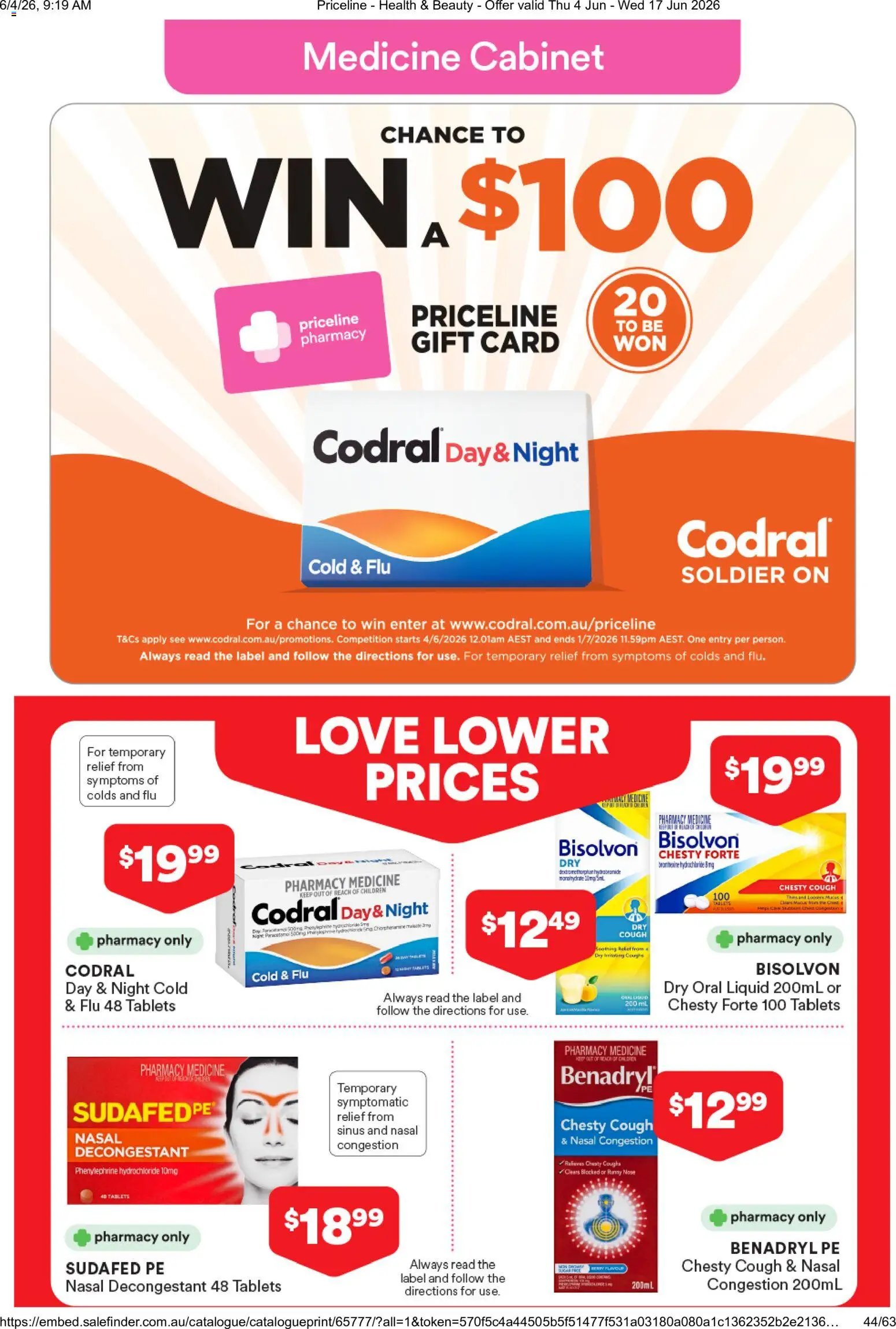 Priceline Pharmacy catalogue from 04/06/2026 Priceline Pharmacy catalogue